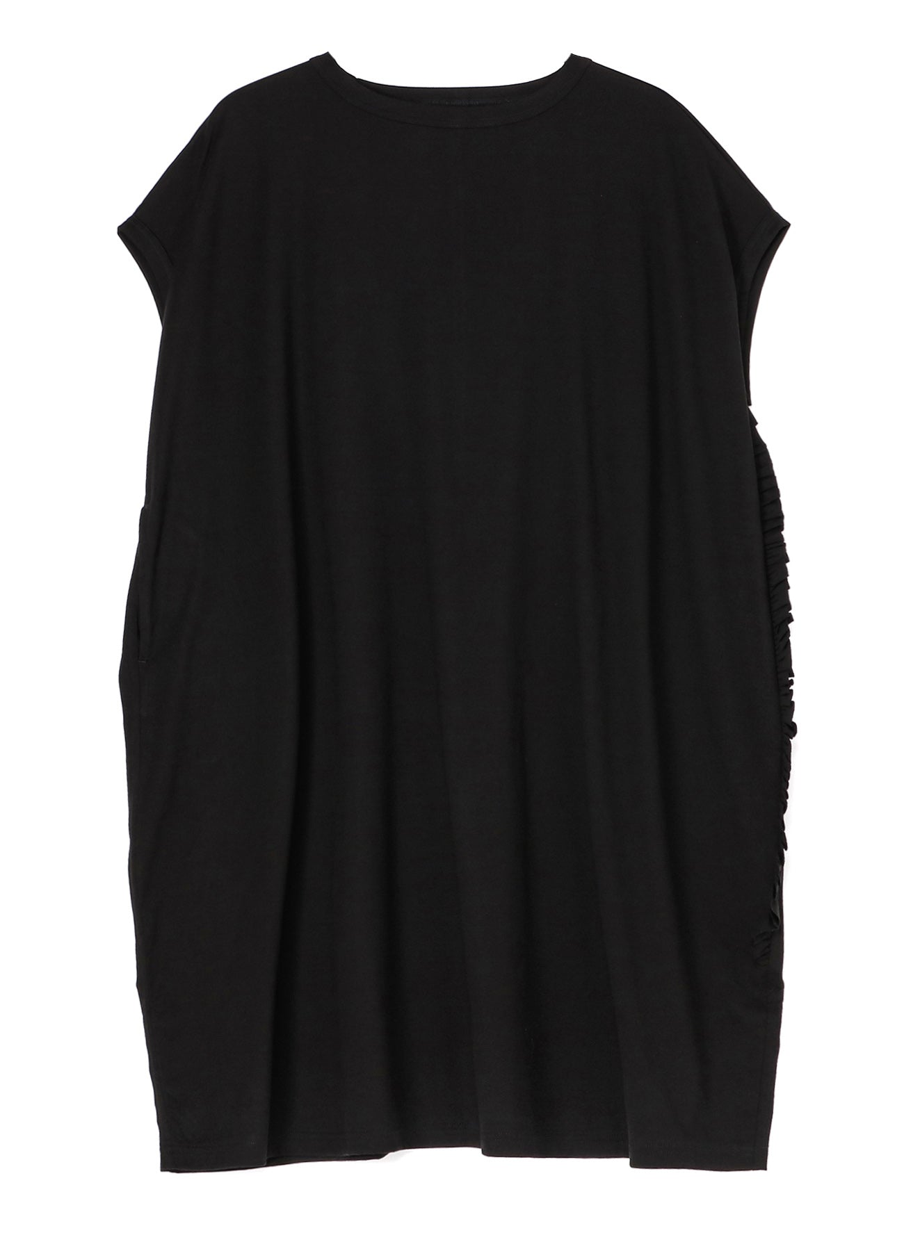 Soft Cotton Jersey Frill One Piece Dress - Casual & Comfortable Summer Outfit for Women | Perfect for Beach, Vacation, and Everyday Wear