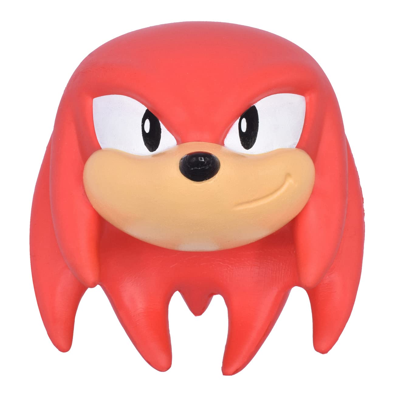 Sonic The Hedgehog Mega SquishMe - Knuckles Plush Toy | Soft & Huggable Collectible for Kids & Fans | Perfect for Gifts, Playtime, and Decor