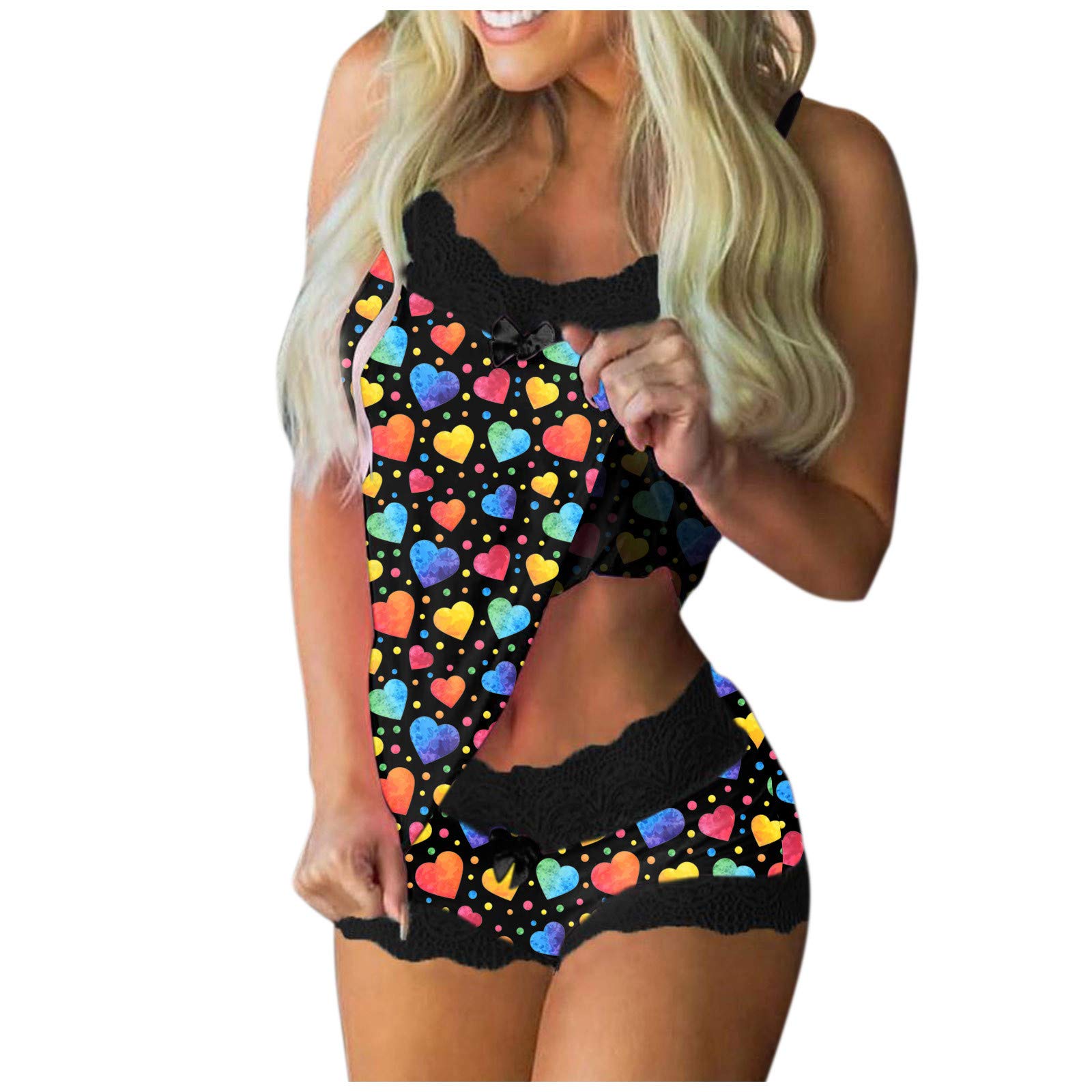 Vintage Floral Print Women's Two Piece Swimsuit - High Neck Tie Front Bikini Set with Adjustable Straps | Perfect for Beach Vacation, Pool Party & Summer Swimwear