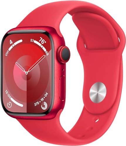 Red Aluminum Case with Red Sport Band, M/L