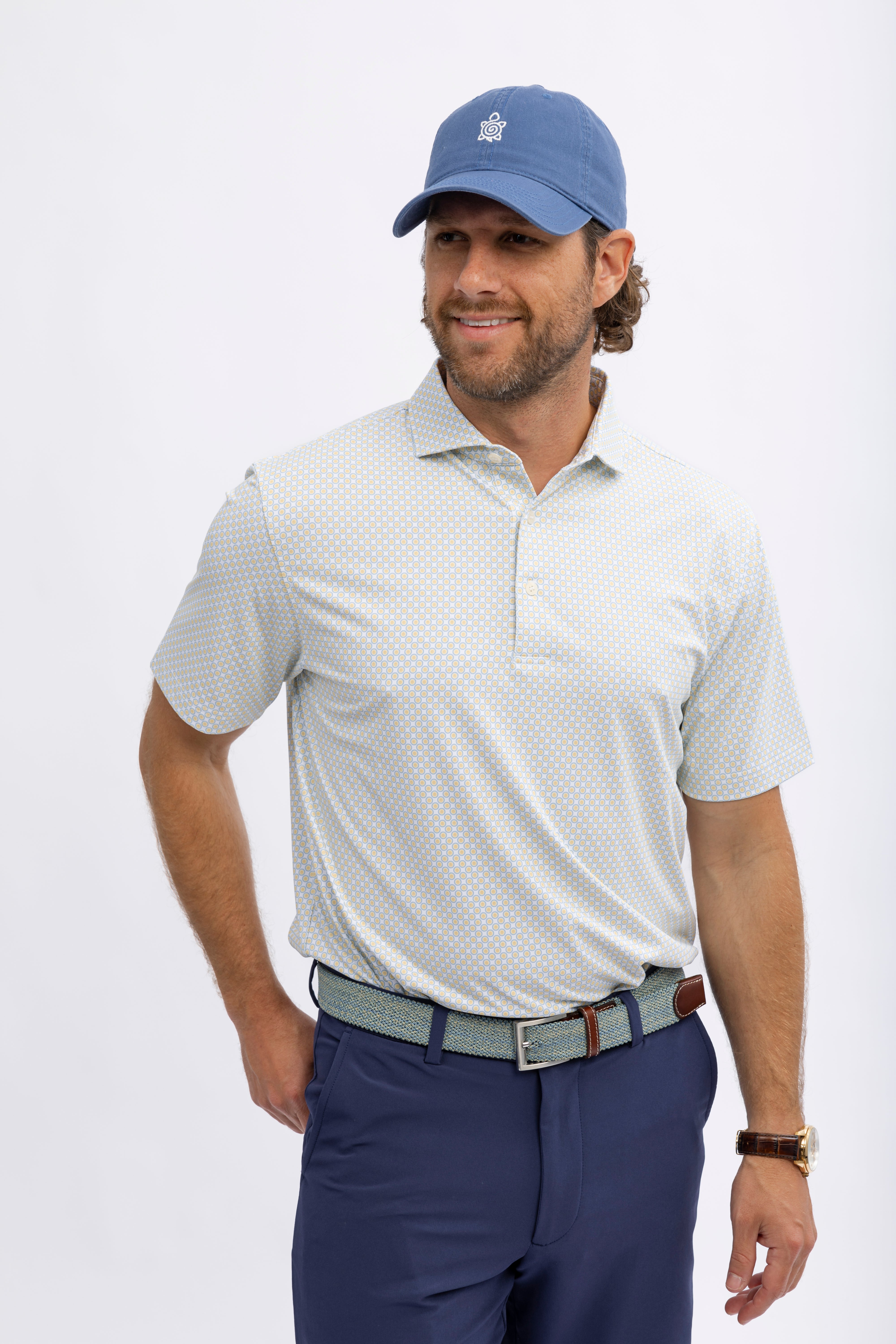 Men's Classic Wheeler Polo Shirt - Comfortable Cotton Knit Casual Shirt for Golf, Work & Everyday Wear