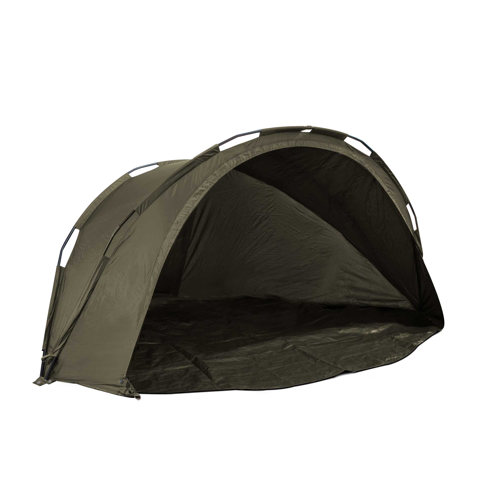 2 Man Fishing Bivvy Tent - Lightweight Waterproof Shelter with UV Protection, Includes Camping Chair & Adjustable Bedchair DL143 - Perfect for Camping, Fishing Trips and Outdoor Adventures