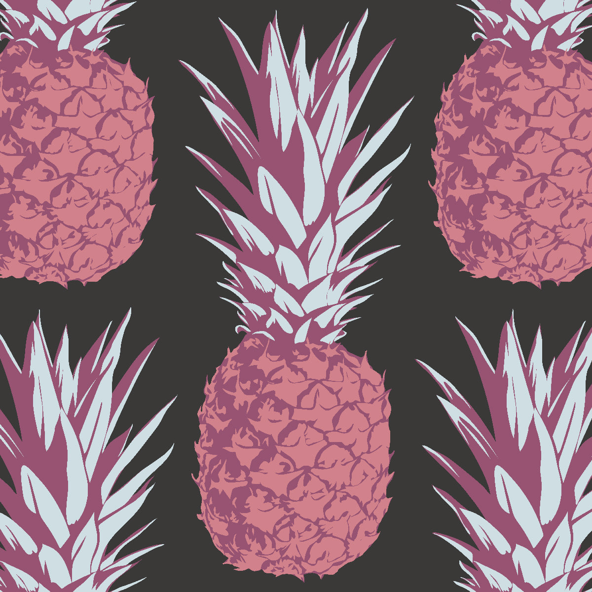Piña Salsa Wallpaper - Tropical Pineapple & Salsa Inspired Peel and Stick Wallpaper - Perfect for Kitchen, Dining Room, and Home Decor