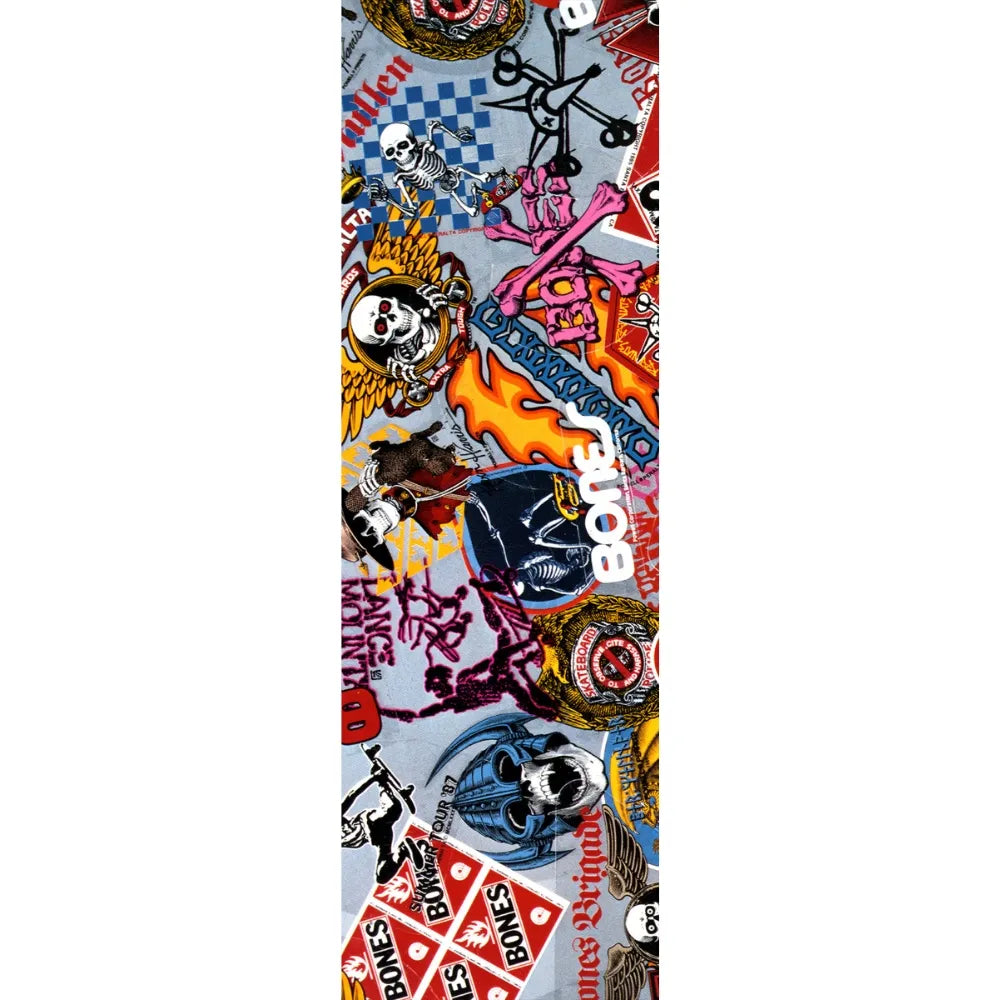 Powell Peralta ASC Collage 4 Grip Tape - Premium Skateboard Grip Tape for Enhanced Board Control - Perfect for Street Skating, Longboarding & Skateboard Tricks