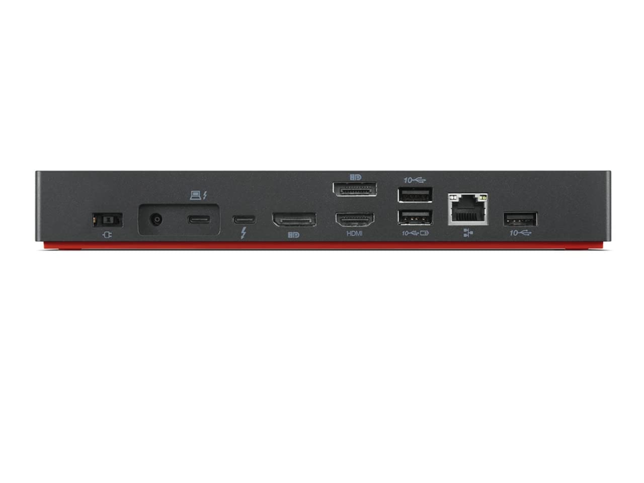 Lenovo Universal Thunder Bolt 4 Dock (40B00300US) with HDMI & DisplayPort Cable Bundle - 4K Video, Fast Charging & Multi-Monitor Setup for Home Office & Gaming