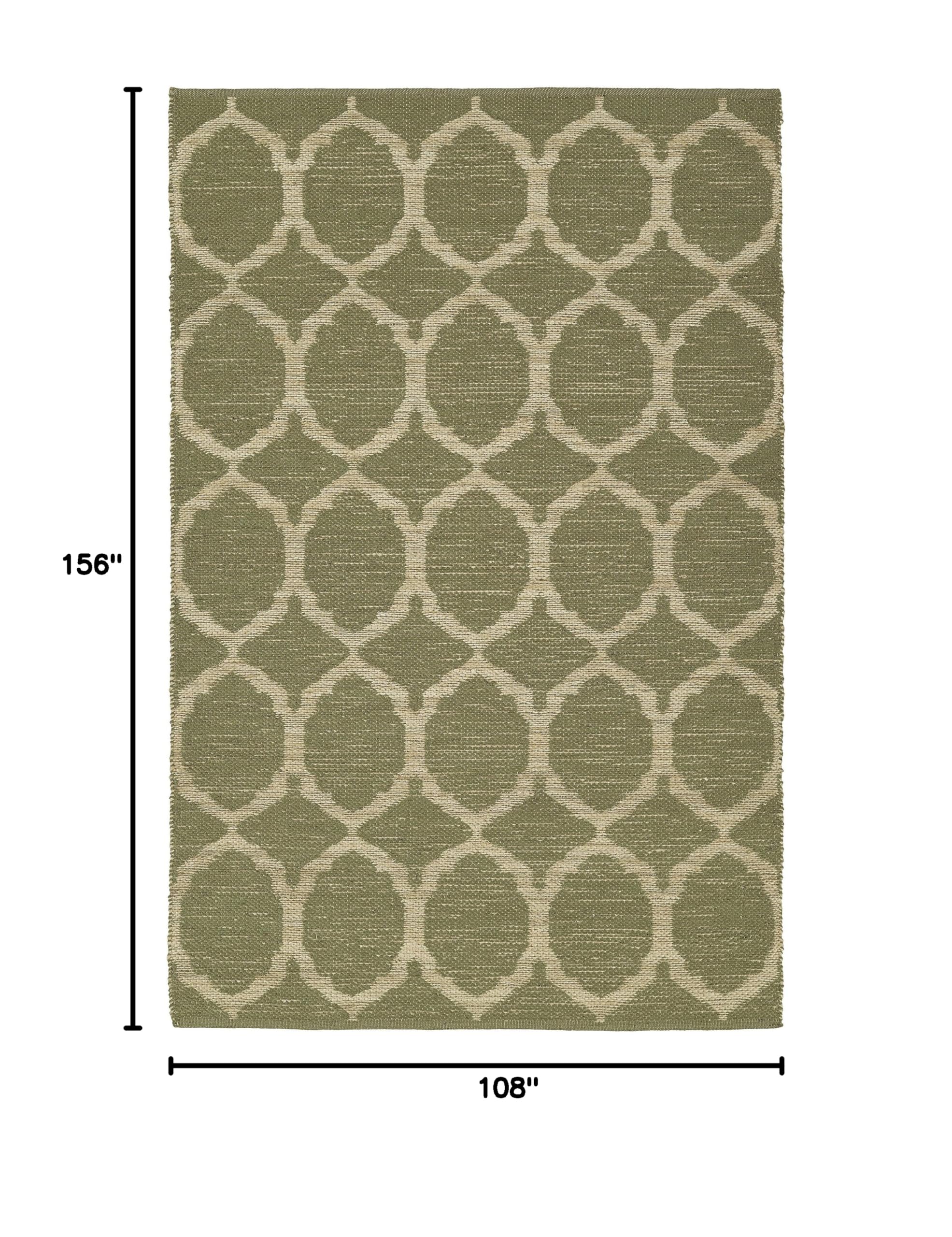 Dalyn Rugs Santiago SG100 9' x 13' Area Rug in Fern Green - Perfect for Living Room, Bedroom & Office Decor