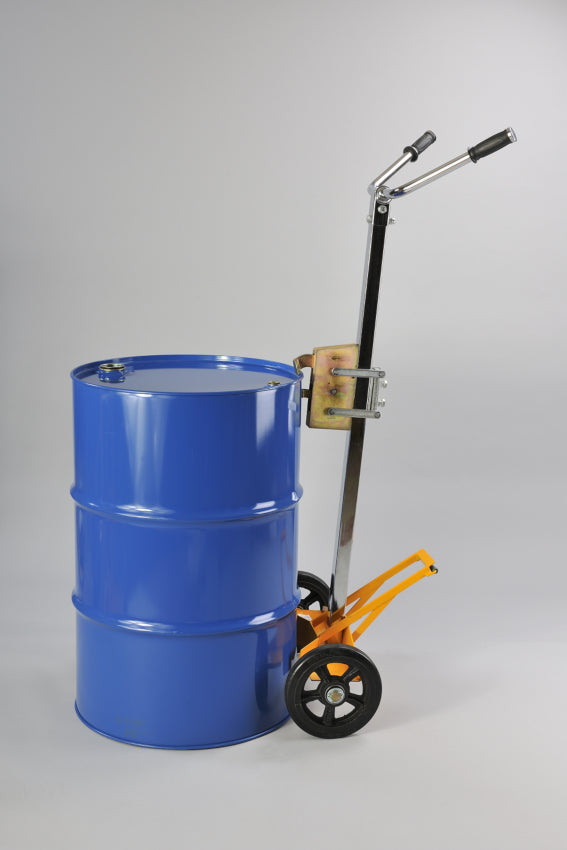 DT45G Heavy Duty Drum Trolley with Integrated Pincer Grab - Industrial Drum Handling Equipment for Warehouses, Factories & Workshops
