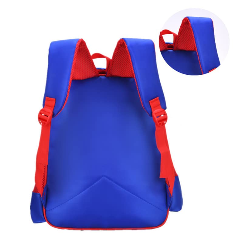 YKKJ Kids Backpack for School - Adjustable Children's Book Bag with Comfortable Straps, Lightweight Nursery Backpack for Boys & Girls (Blue) - Perfect for Kindergarten, Elementary School & Daily Use