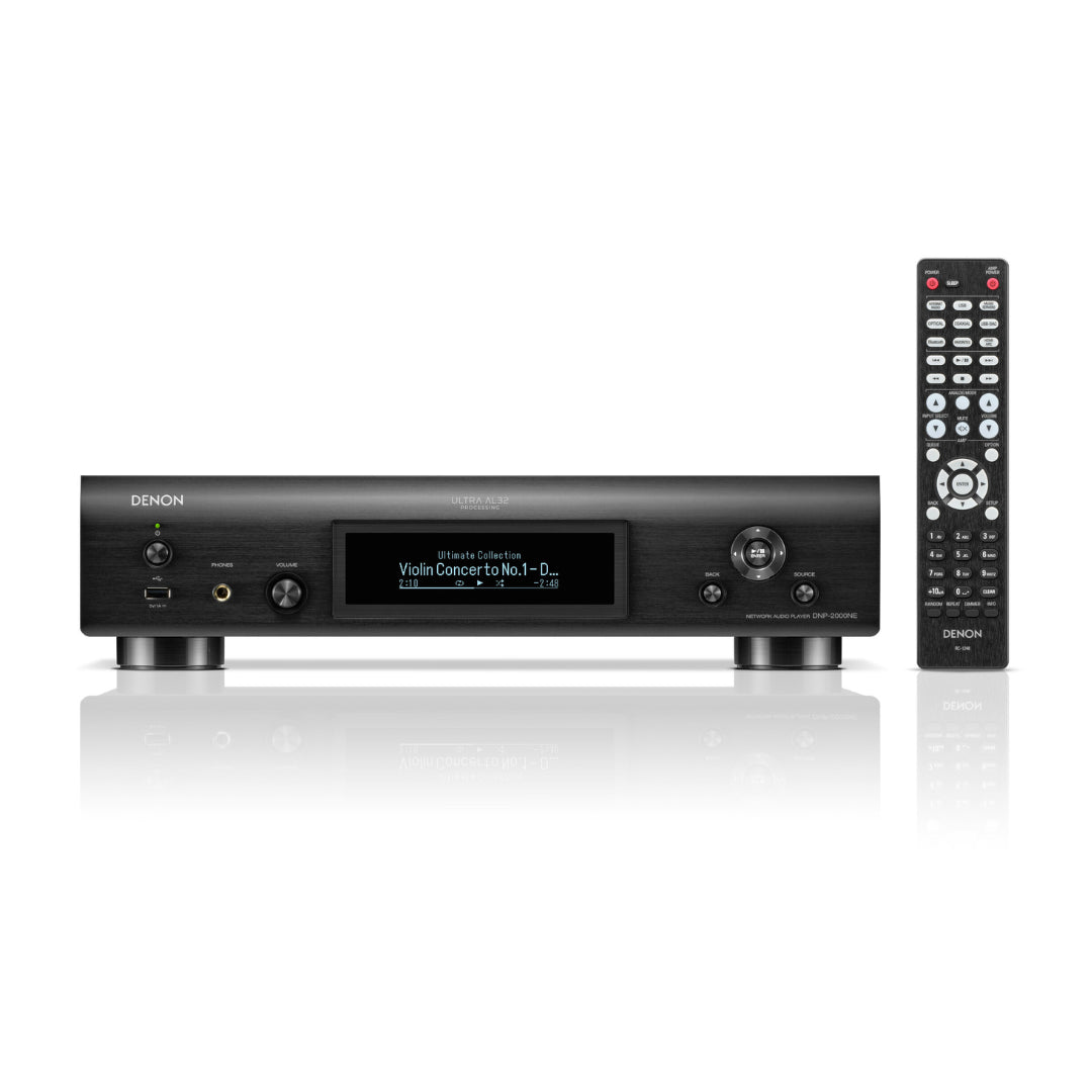 Denon DNP-2000NE Hi-Res Audio Network Streamer - Wireless Music Streaming for Home Theater & Audiophile Systems