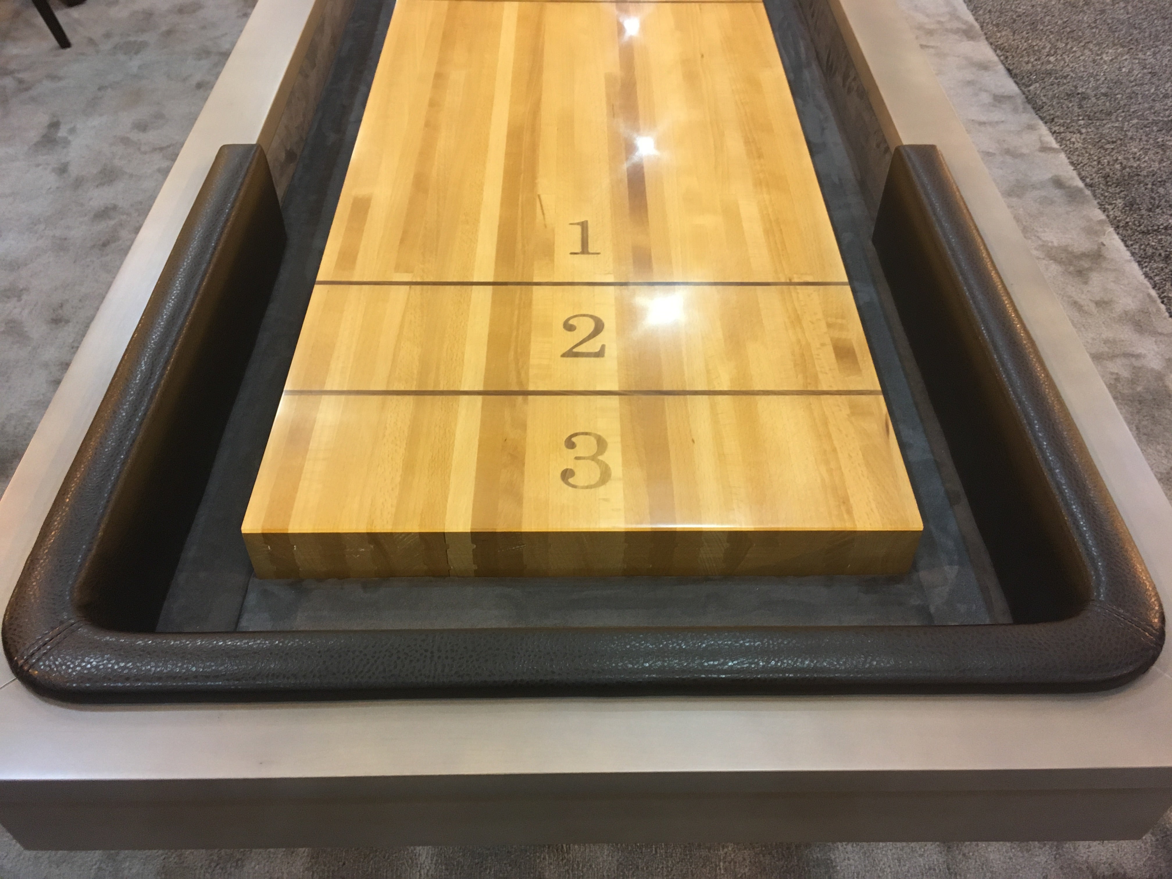 Premium California House Petaluma Shuffleboard Table - Professional 12ft Indoor/Outdoor Game Table for Home, Bar & Game Room - Perfect for Parties, Family Fun & Entertainment