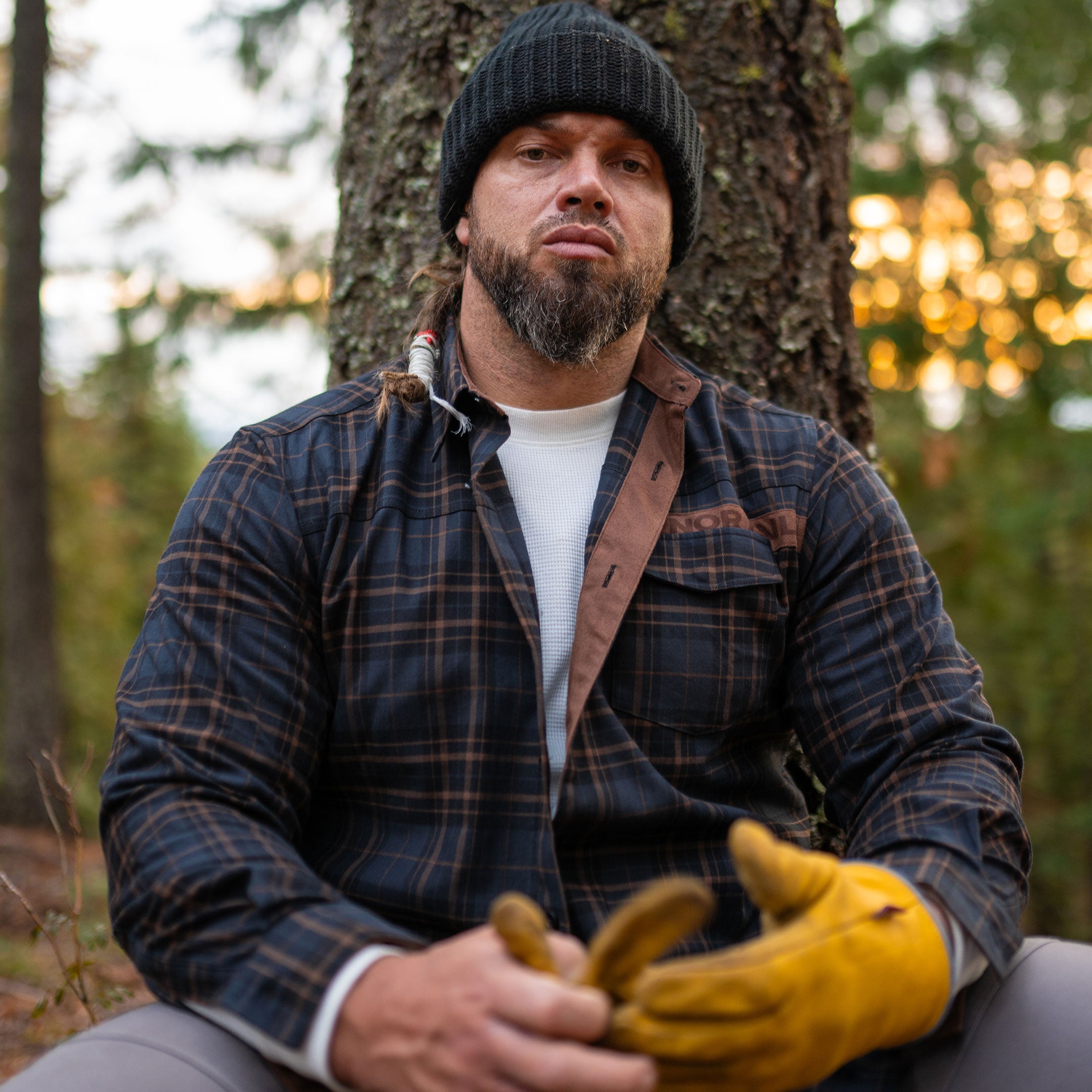 Premium Midweight Forever Flannel Shirt in Navy Blue - Comfortable & Durable for Outdoor Adventures & Casual Wear