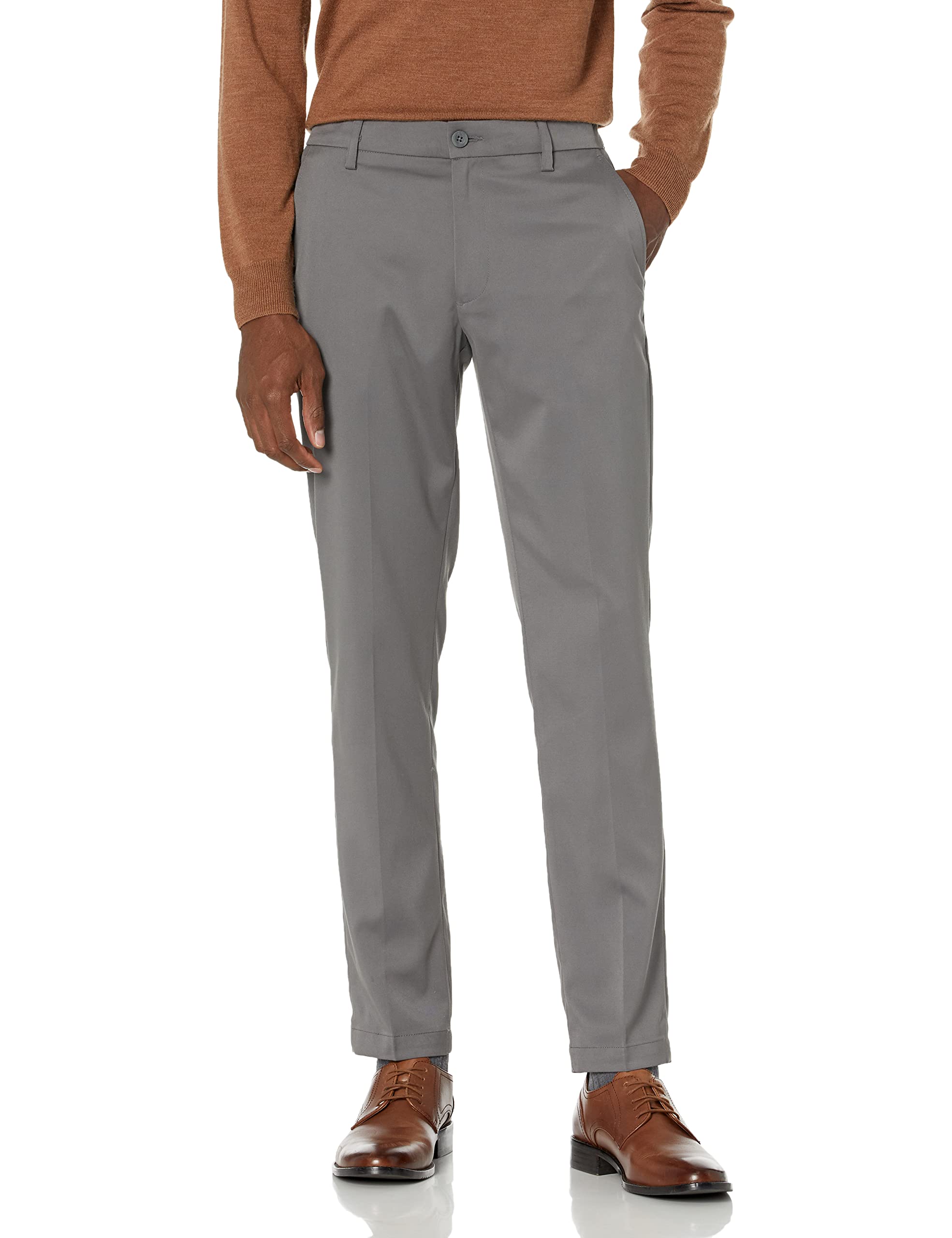 Amazon Essentials Men's Slim-Fit Stretch Golf Pants - Comfortable & Breathable for Golf, Work & Casual Wear | Moisture-Wicking & Flexible for All-Day Comfort