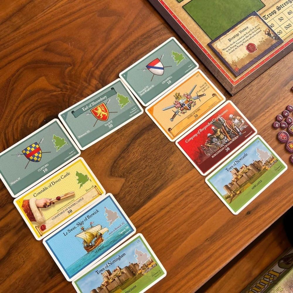 Kingmaker Strategy Board Game by Gibsons Games - 1-6 Players - 60-120 Min Medieval Political Adventure - Perfect for Family Game Nights & Teen/Adult Parties (Ages 14+) - English Edition - Great for History Lovers & Strategy Game Enthusiasts