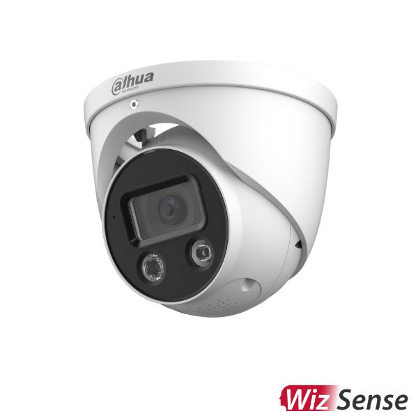 Dahua 8MP TIOC SMD 4.0 Active Deterrence Turret Security Camera with Night Vision - Outdoor Surveillance for Home & Business Protection | DH-IPC-HDW3849H-AS-PV-ANZ-S2
