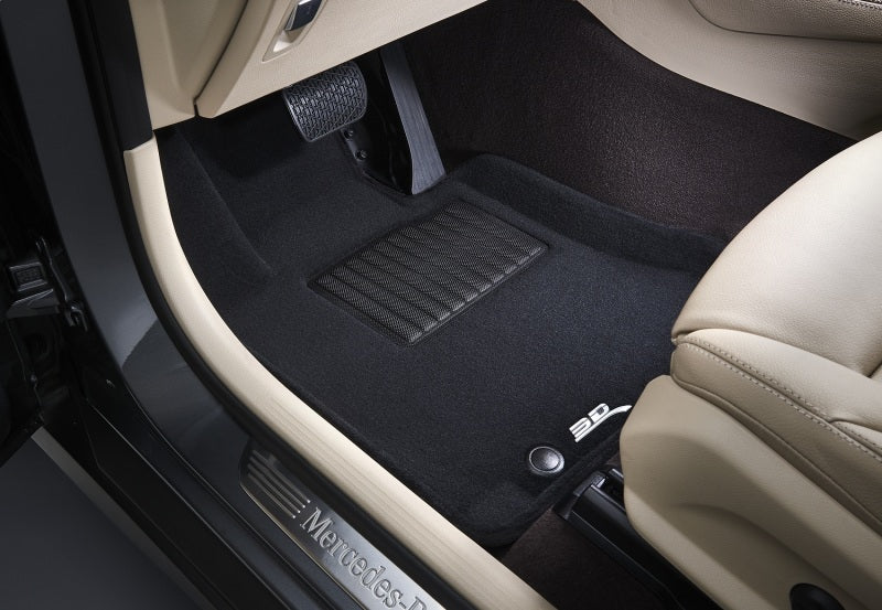 3D Maxpider All-Weather Floor Mats for Tesla Model S (2021-2023) - Premium Black Carpet Protection - R1 & R2 Series | Perfect for Daily Commuting, Road Trips & Family Protection