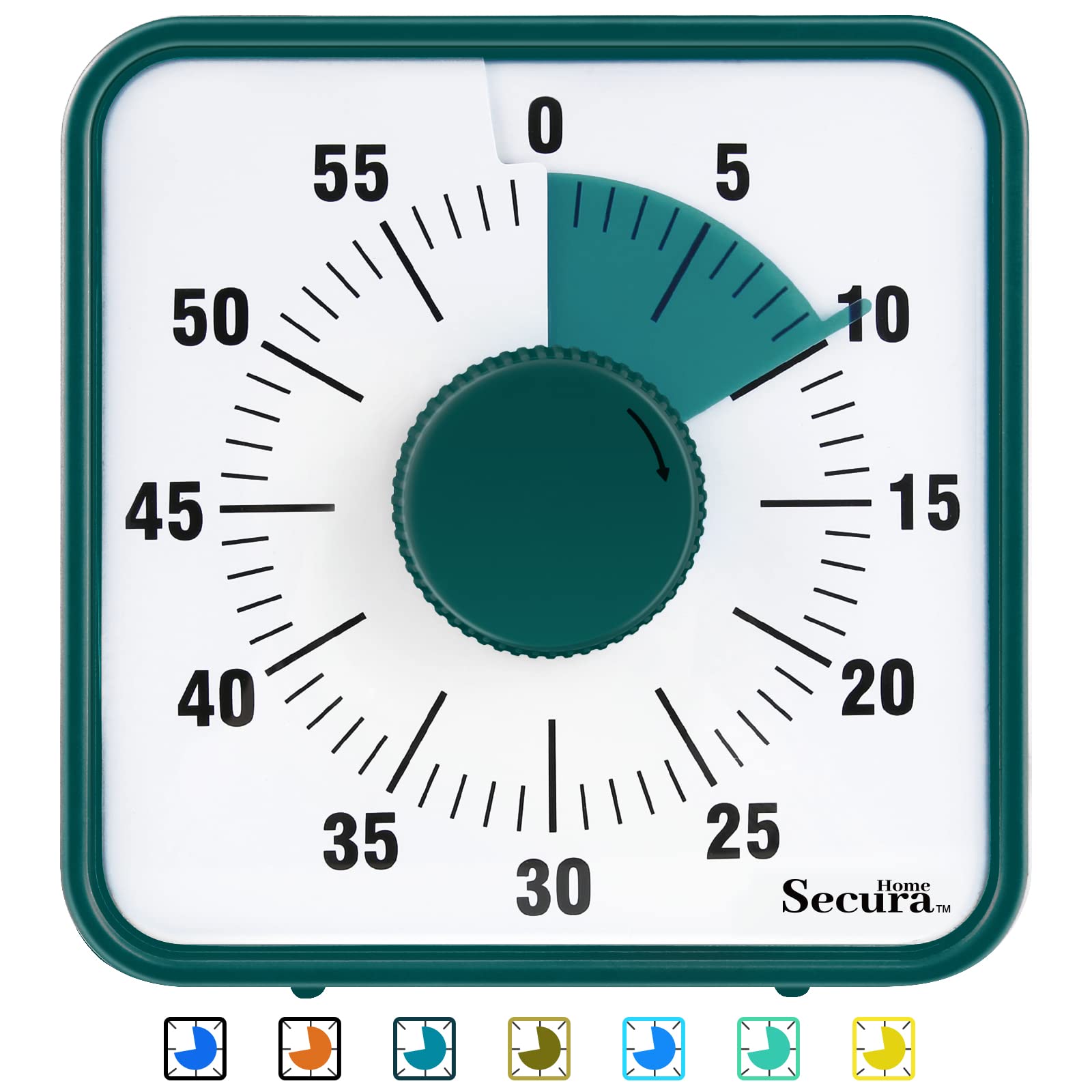 60-Minute Visual Timer for Kids & Adults - 7.5