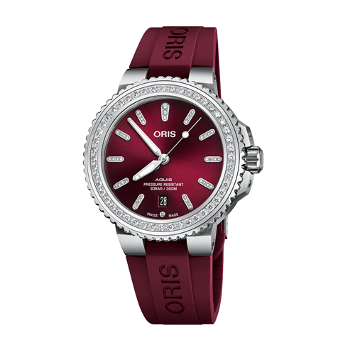 ORIS Aquis Date Diamond Watch - Luxury Swiss Automatic Diving Watch for Men - Perfect for Scuba Diving, Water Sports & Formal Occasions