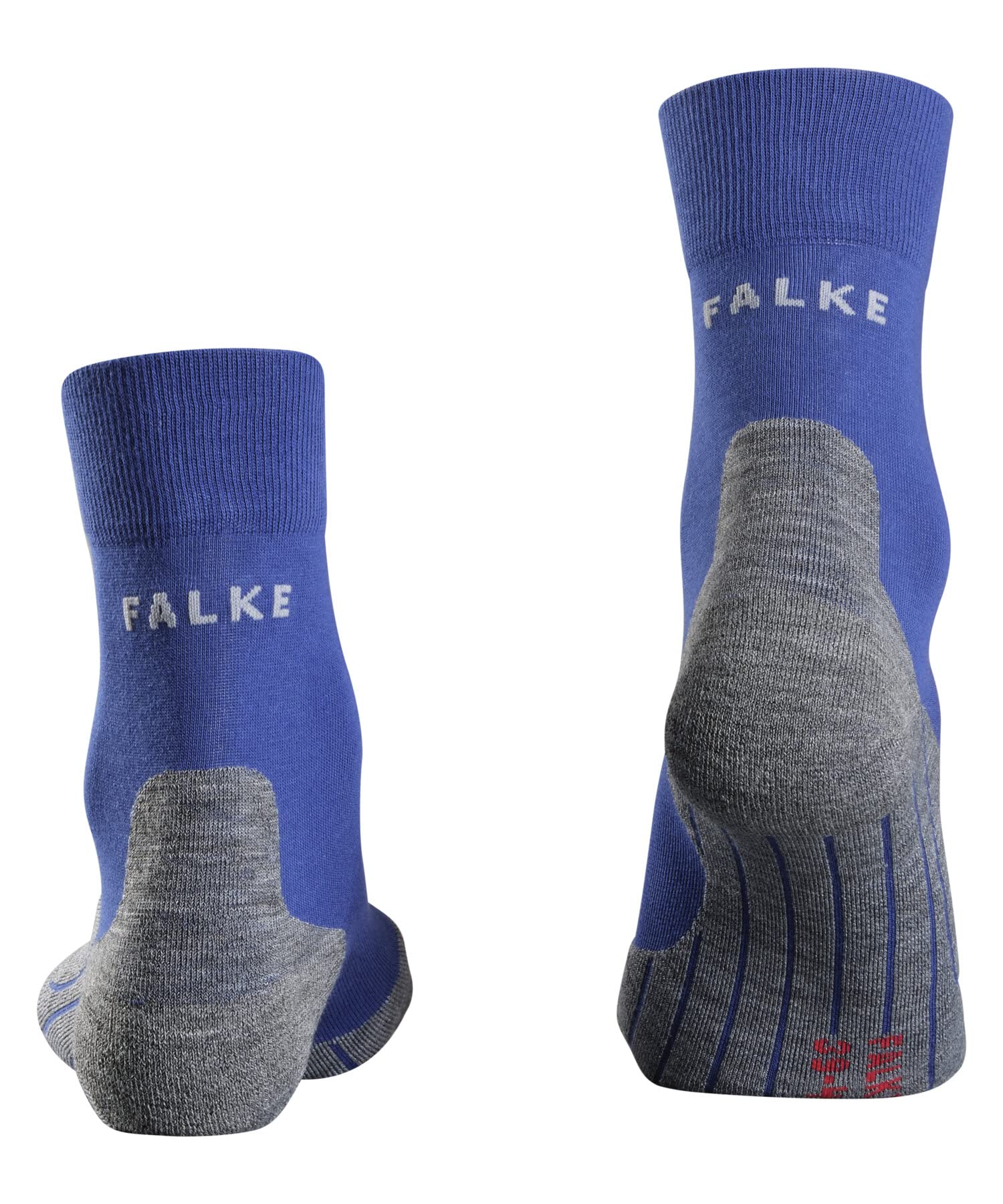 Falke Men's Running Socks 4-Pack - Breathable Athletic Socks for Jogging & Training - Blue - Small Size - Perfect for Marathon, Gym & Outdoor Sports