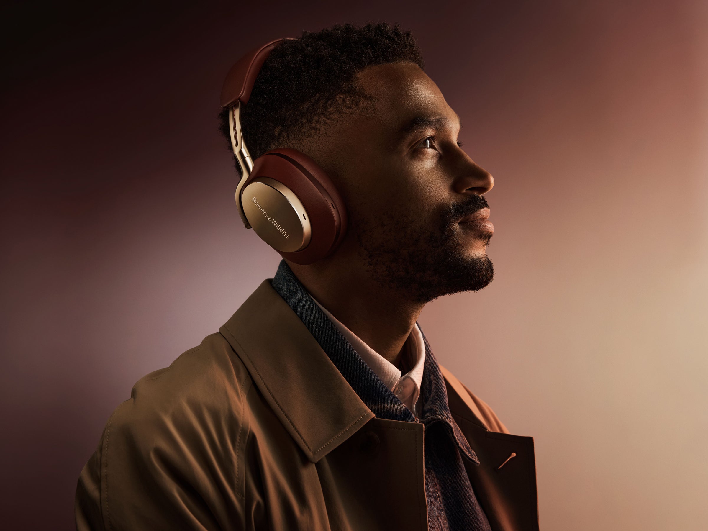 Bowers & Wilkins Px8 Wireless Noise Cancelling Headphones - Premium Over-Ear Bluetooth Headset with Hi-Fi Sound for Music, Travel & Home Office Use