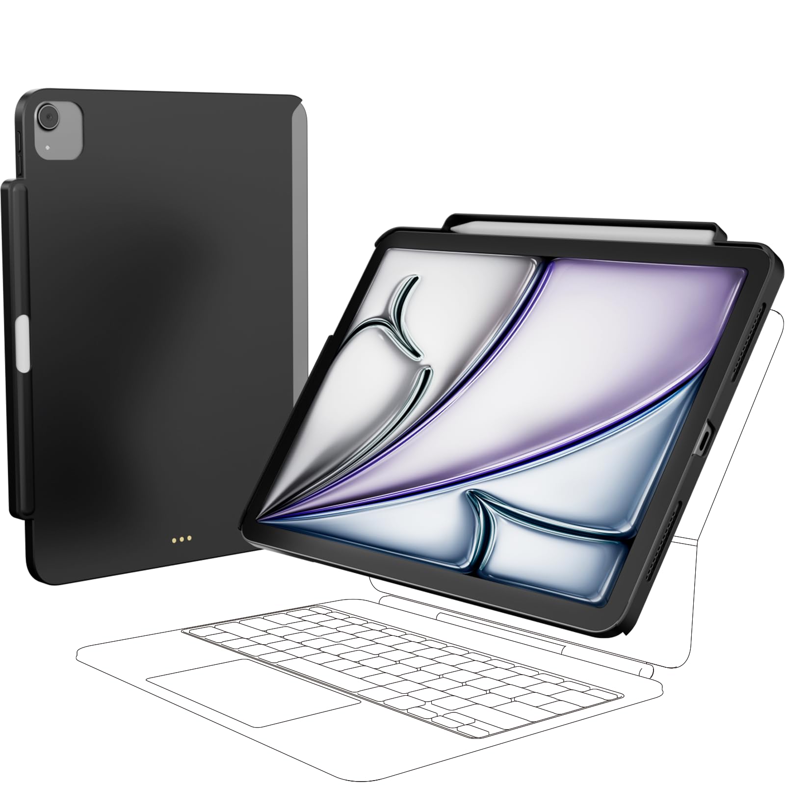 SwitchEasy CoverBuddy Lite Case for 2024 iPad Air 11