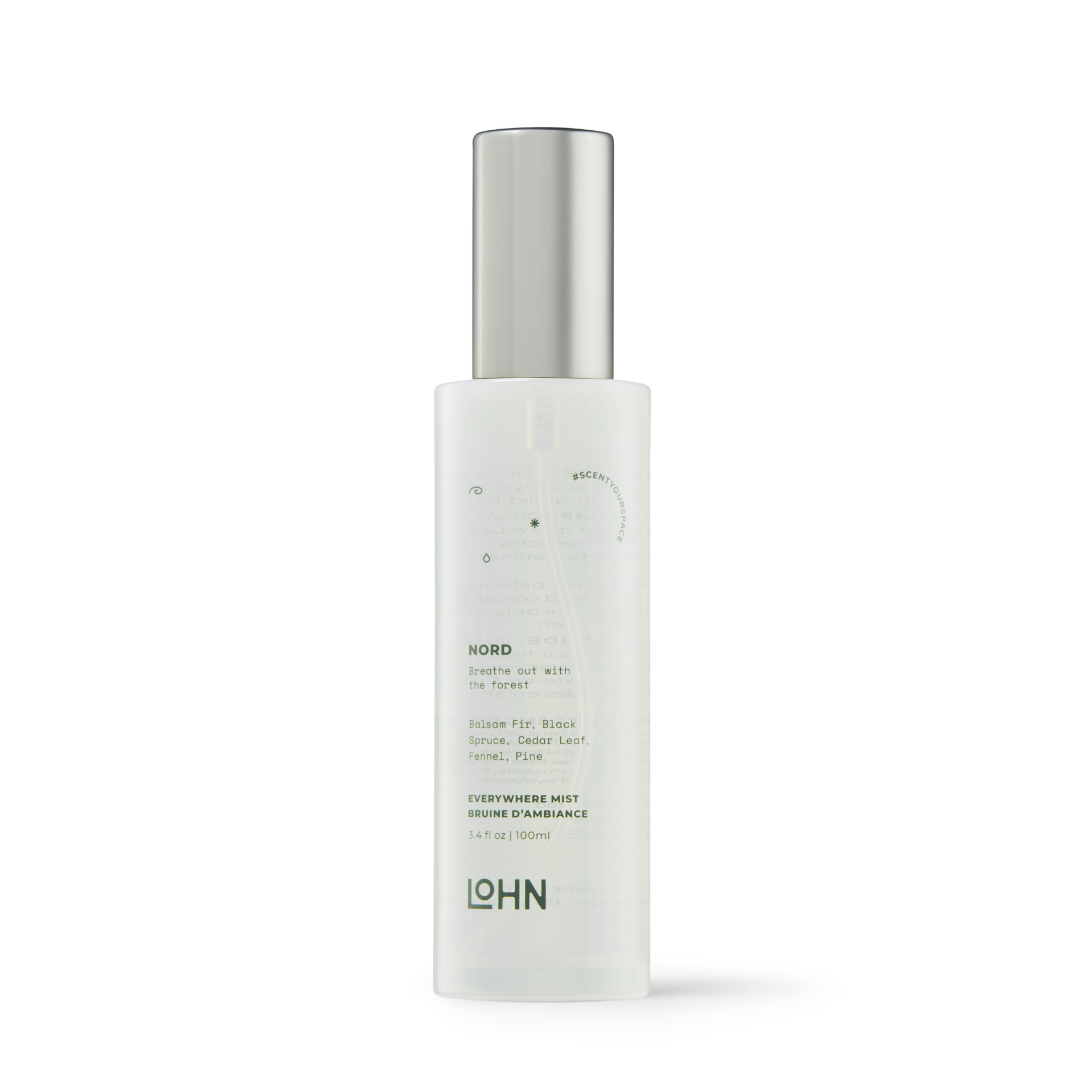 NORD Everywhere Mist - Black Spruce & Pine Essential Oil Spray for Home, Office & Travel | Aromatherapy, Relaxation & Air Freshener