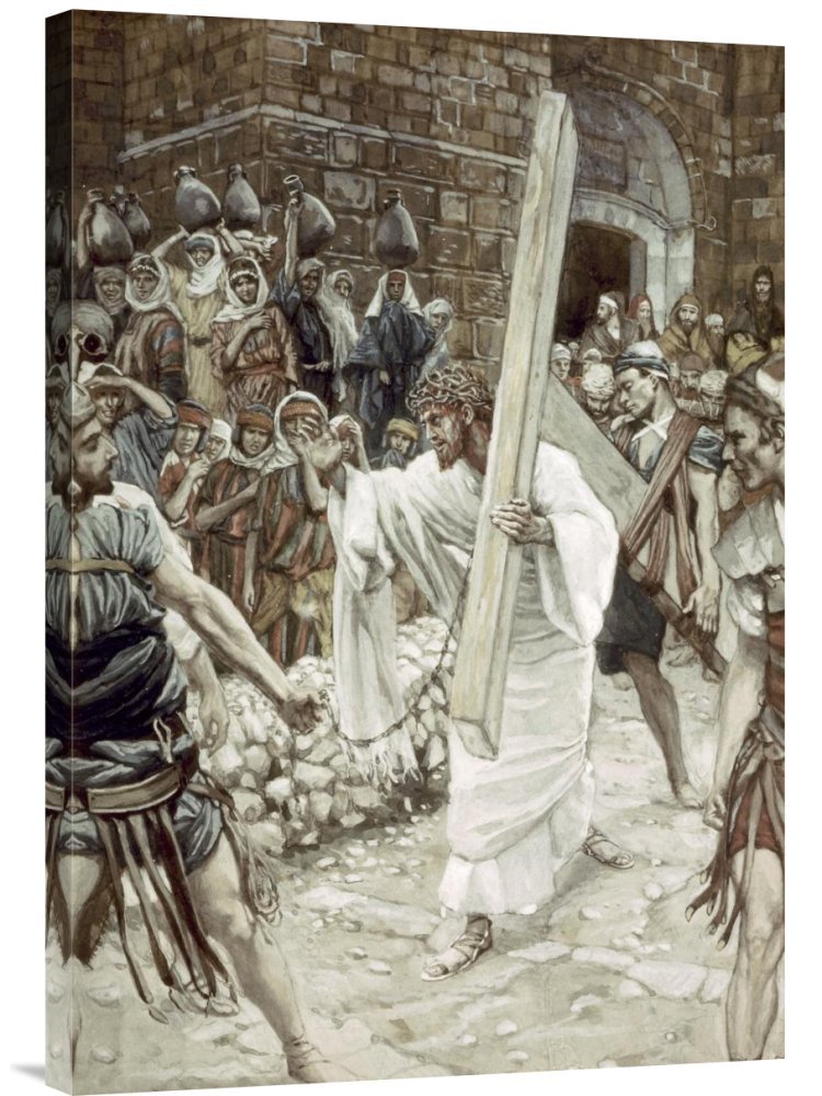 James Tissot Daughters of Jerusalem Canvas Wall Art Print - Gallery Wrap Giclee Reproduction - Biblical Home Decor for Living Room, Bedroom & Office