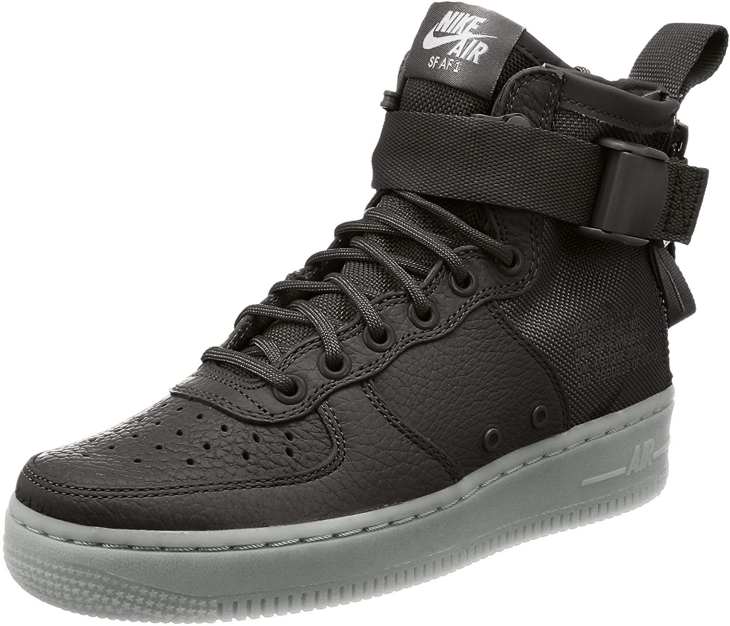 Nike Women's SF Air Force 1 Mid Sneakers - Outdoor Green - Size 6.5 B(M) US - Comfortable Athletic Shoes for Running, Hiking & Casual Wear