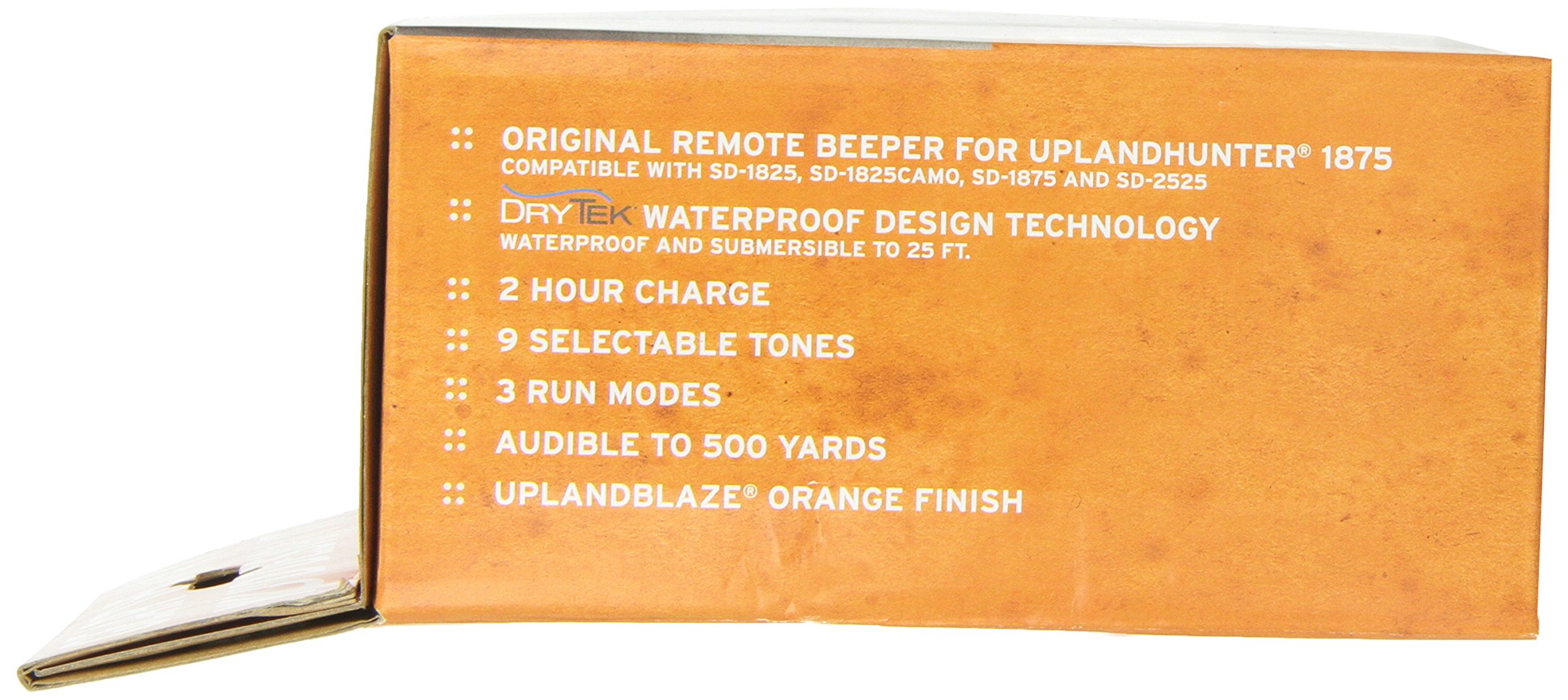 SportDOG Brand UplandHunter Accessory Beeper - 500 Yard Range Waterproof Dog Training Collar with 9 Sound Tones & 3 Modes - Remote Operated with Compatible Trainer - Ideal for Hunting, Field Training and Outdoor Adventures