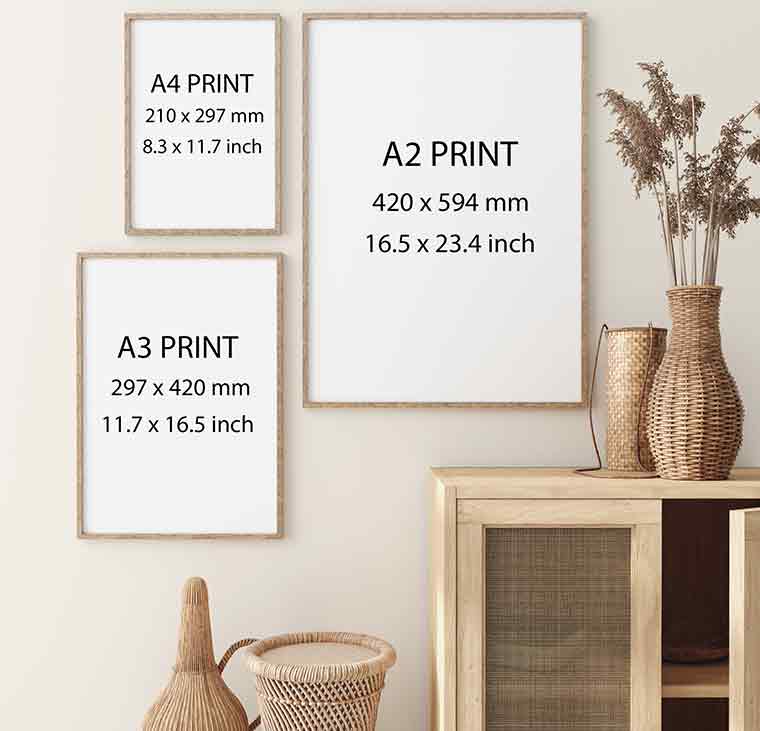 Birthday Bouquet Wall Art Print - Floral Home Decor for Birthday Party, Nursery & Living Room Wall Decoration
