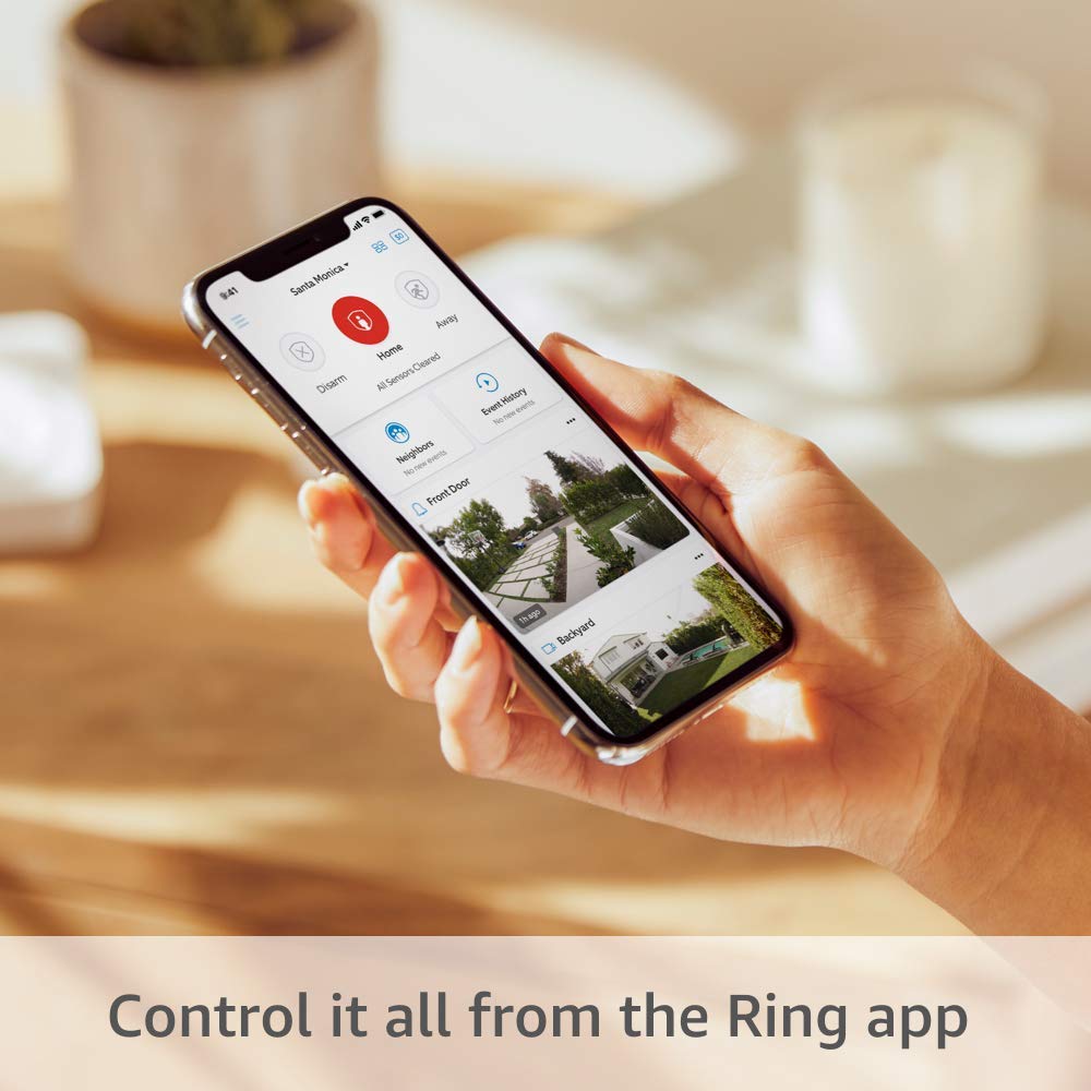 Ring Alarm 8-Piece Kit (2nd Gen) with Ring Video Doorbell & Echo Show 8 (2nd Gen, Charcoal) – Smart Home Security System for House & Apartment Protection
