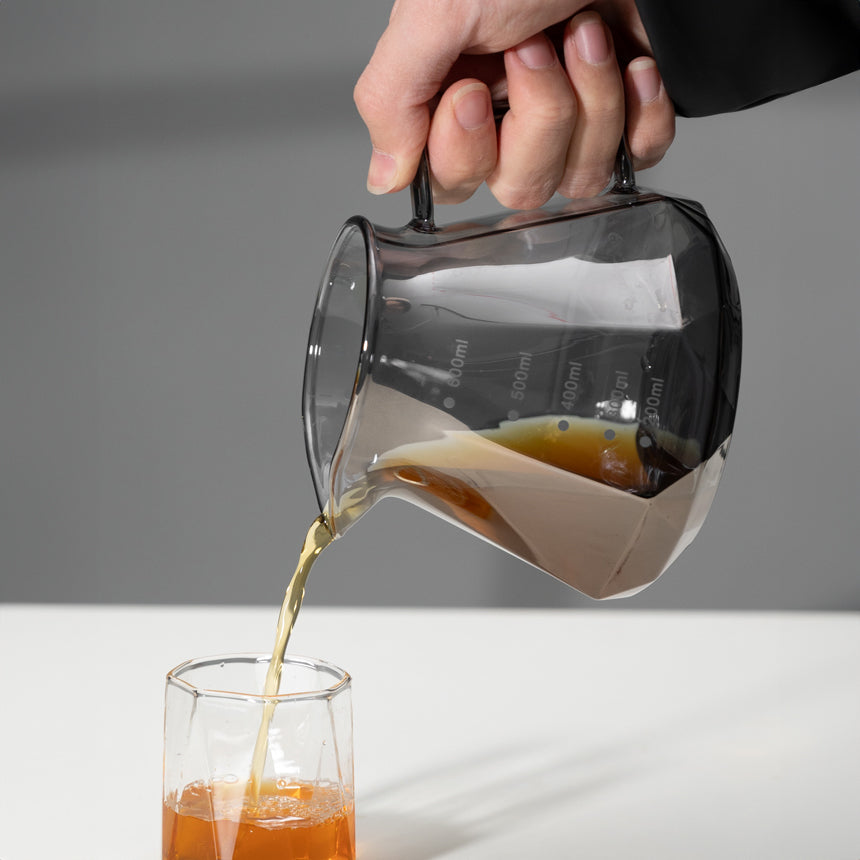 Premium V60 Coffee Dripper Set with Walnut Wood Stand & Glass Carafe - Perfect for Pour Over Brewing at Home, Office or Gifts for Coffee Lovers