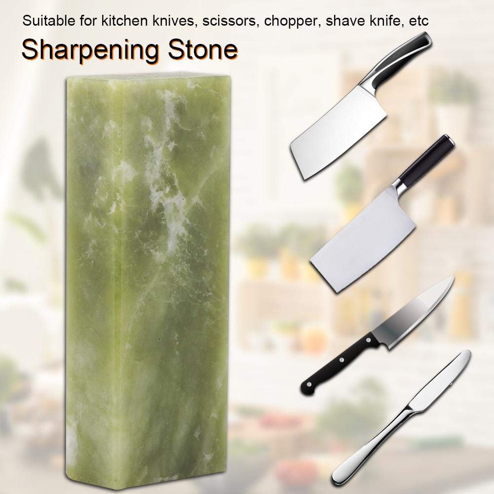 Premium Knife Sharpening Stone Set - 10000 Grit Whetstone for Sharpening Knives, Scissors & Metal Tools - Compact & Portable Mini Sharpener for Home, Kitchen & Outdoor Use (Green)