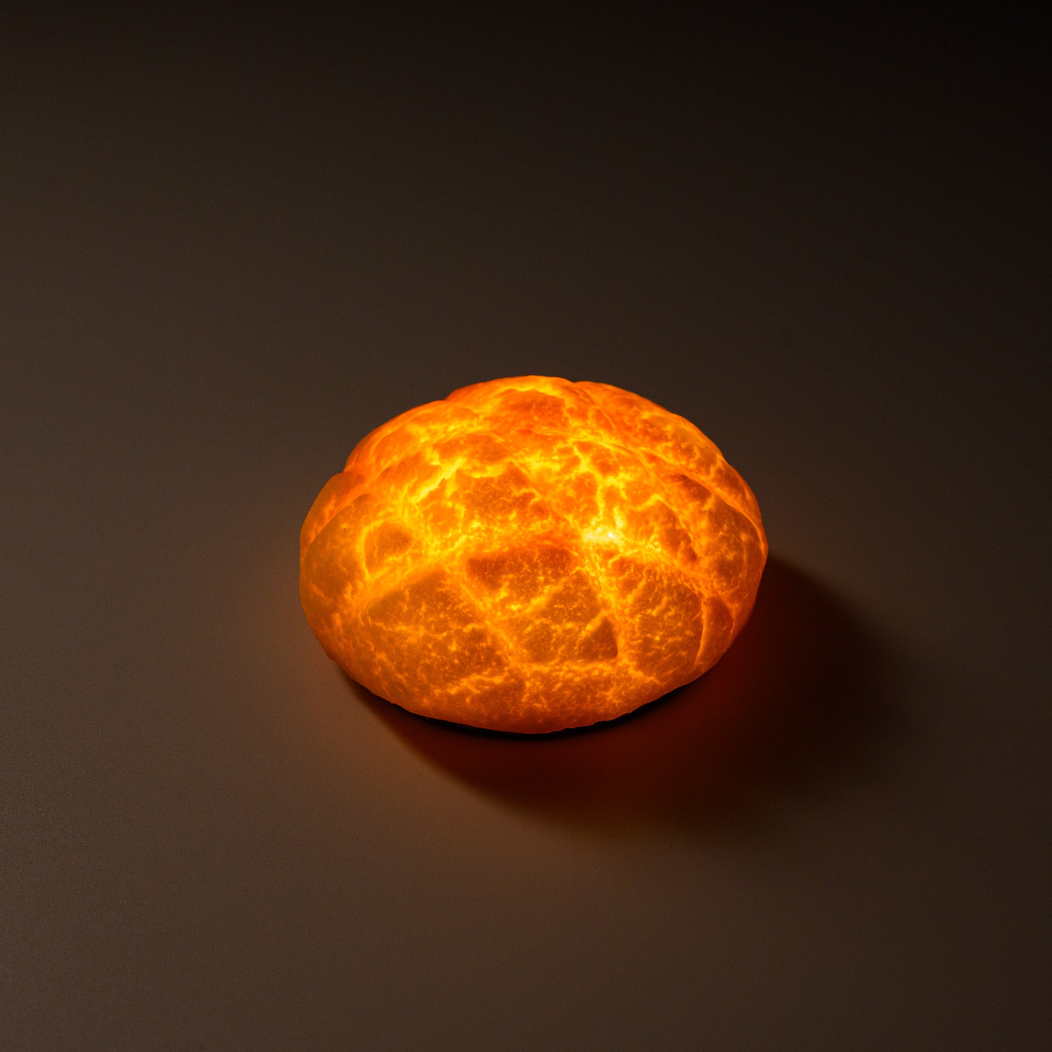 PAMPSHADE Real Bread Lamp - Melonpan Bread Night Light by Yukiko Morita | Unique Kawaii Home Decor for Bedroom, Cafe & Anime-Themed Rooms