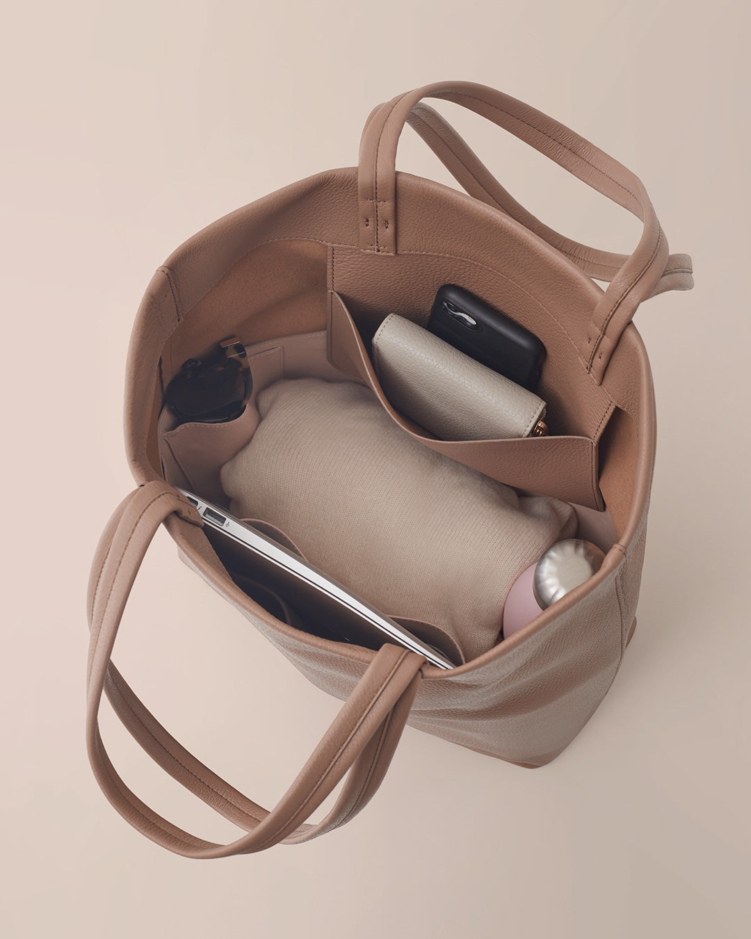 Small Tote Bag Organizer Insert - Perfect for Handbags, Diaper Bags & Travel Accessories Organization