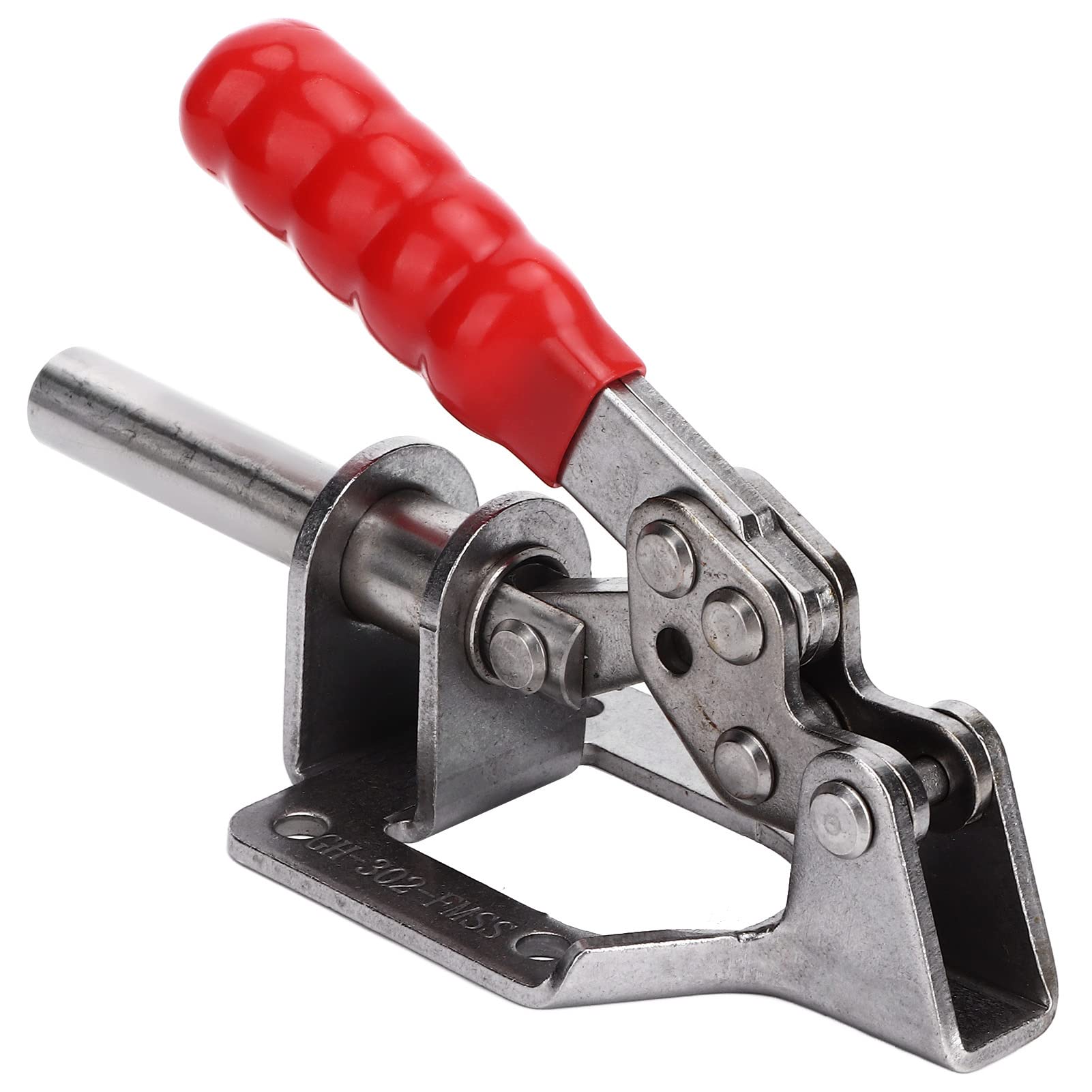OFUNGO 302F Stainless Steel Quick Release Mini Toggle Clamp - 136kg Clamping Force for Equipment Installation & Welding | Heavy-Duty Fixture for Woodworking, Metalworking & DIY Projects