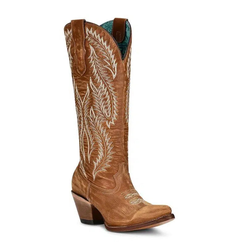A4216 M Corral Women's Western Cowgirl Leather Boots - Stylish & Comfortable for Country Dancing, Rodeo, and Everyday Wear