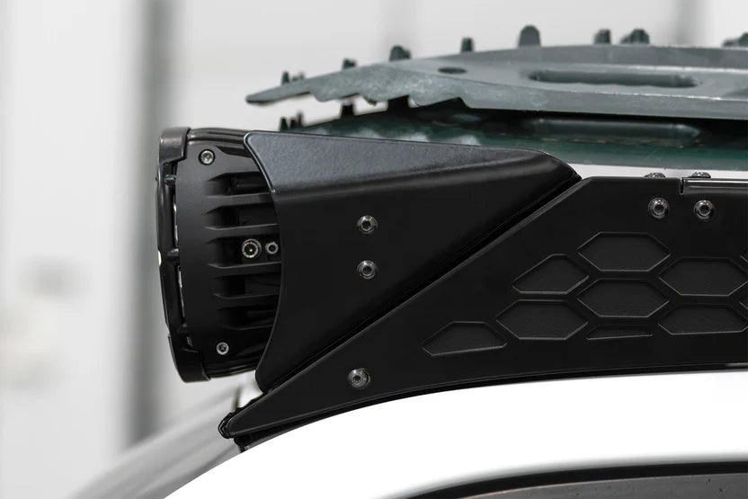 Rago Fabrication Roof Rack Light Mount Bracket for Toyota 4Runner & Tacoma | Compatible with Rigid Industries LED Lights | Off-Road Adventure & Overlanding Accessory