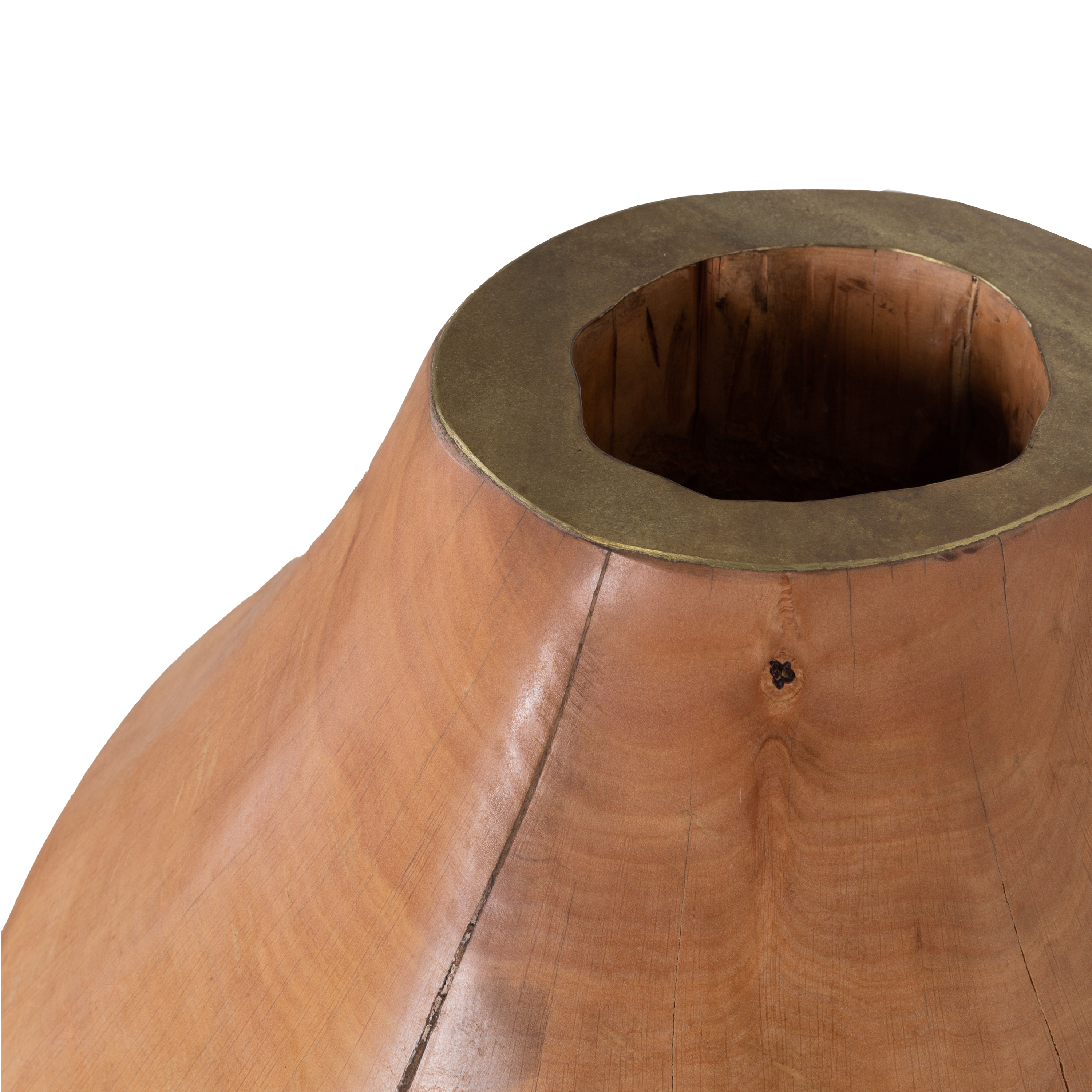 Handmade EMV Wooden Vase - Natural Home Decor for Living Room, Bedroom & Office - Unique Rustic Centerpiece for Flowers and Plants
