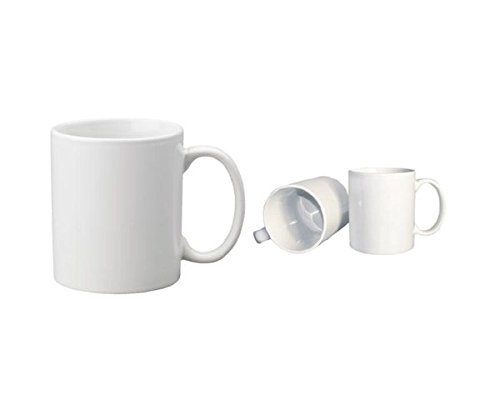 36 Pack 11 oz White Sublimation Mugs - Blank Ceramic Coffee Cups for DIY Printing, Custom Photo Gifts & Hot Beverages - Perfect for Home, Office & Promotional Use