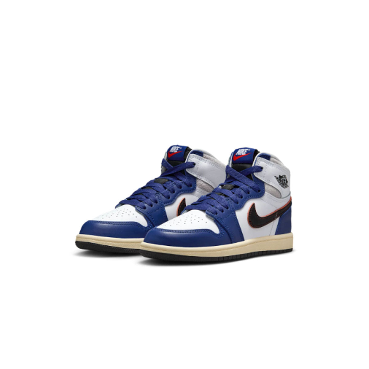 Kids Air Jordan 1 Retro High OG 'Rare Air Deep Royal Blue' Sneakers - Boys Basketball Shoes for School, Sports & Casual Wear