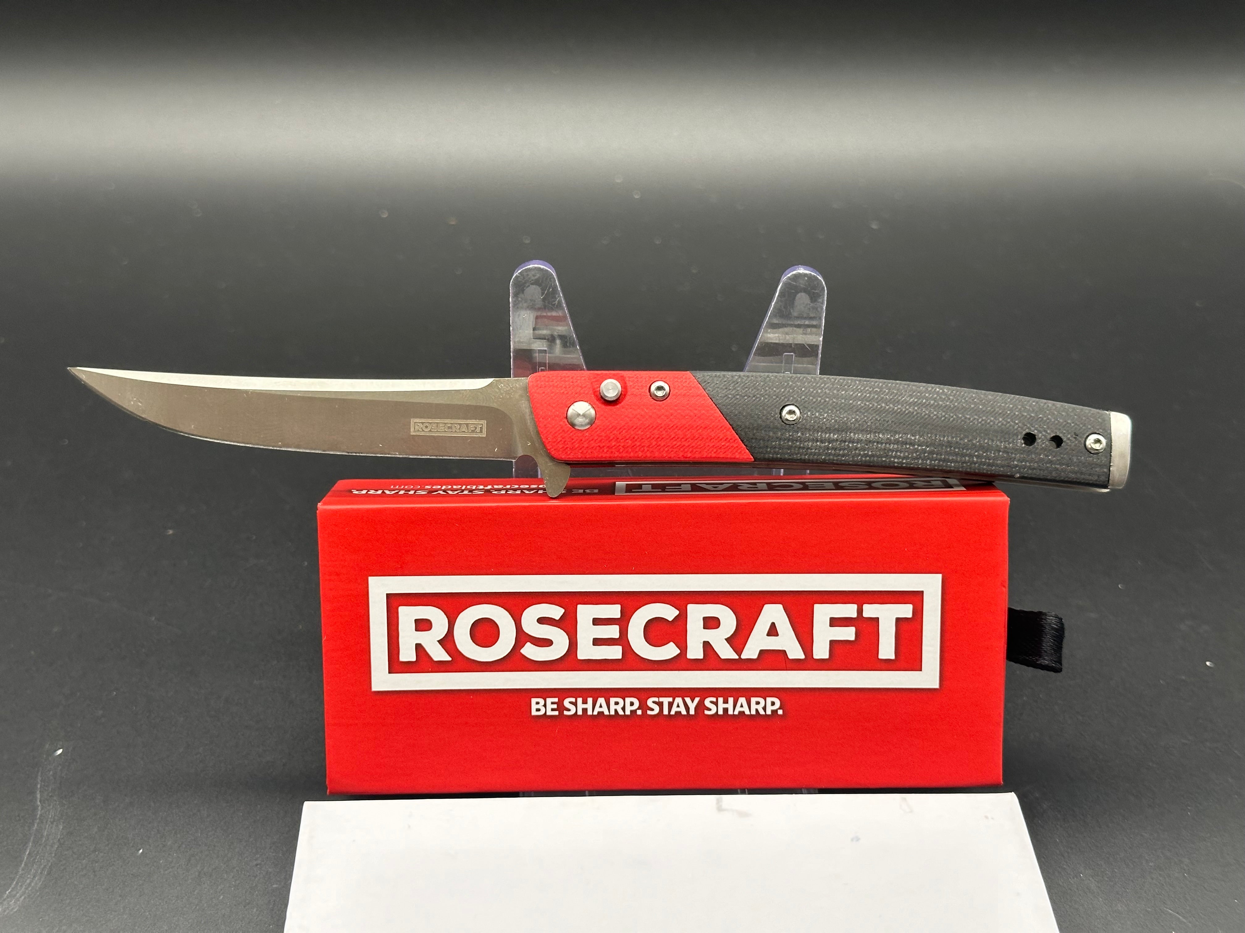 RoseCraft Blades Skink Folding Pocket Knife RCM008 - EDC Outdoor Camping Hunting Survival Tool