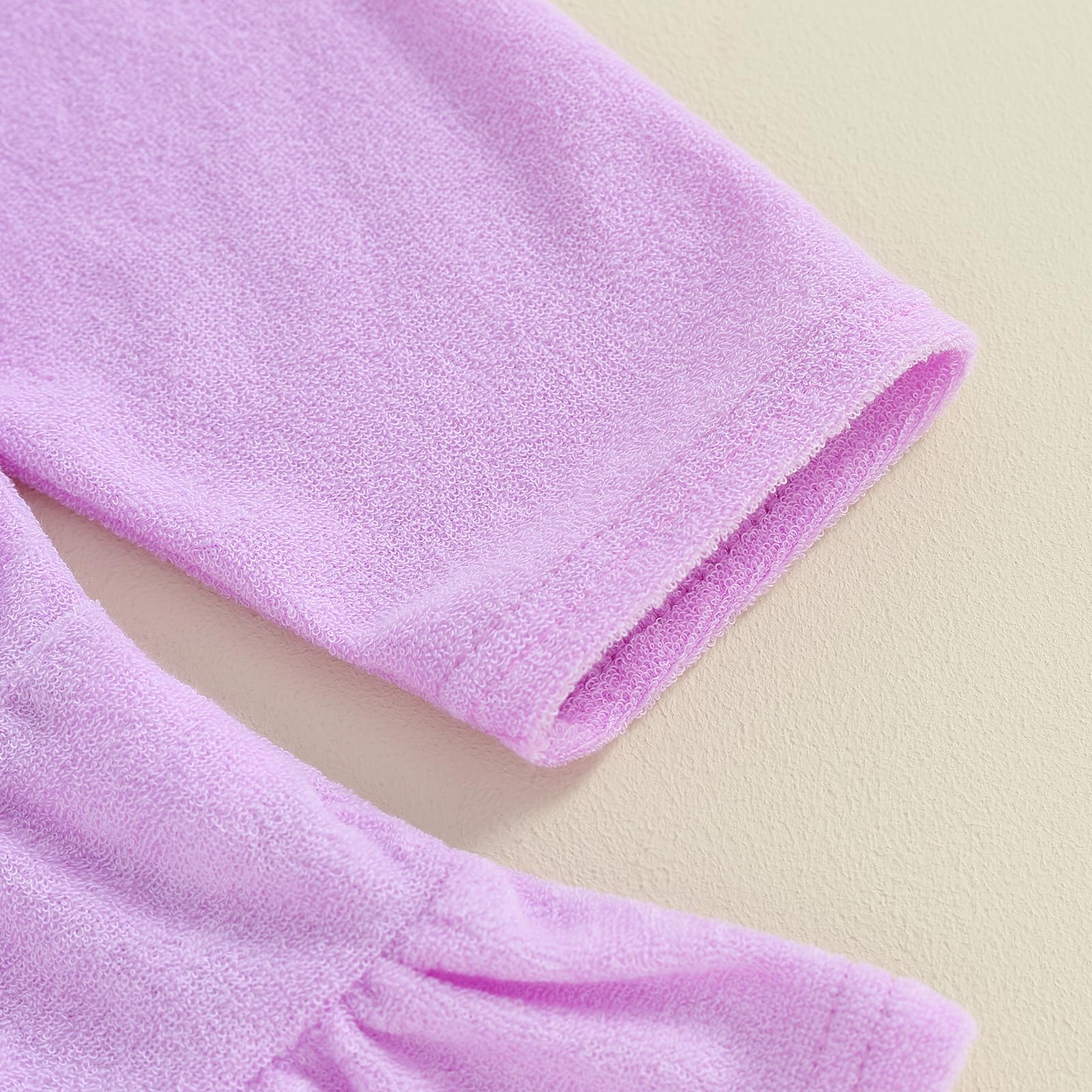 **Girls' Hooded Swim Cover Up Towel Robe - Zip Up Terry Cloth Bathing Suit Wrap for Toddler & Kids - Perfect for Pool, Beach & After Swim**