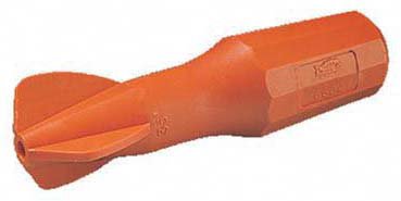 Bahco PH-6604-25 Ergonomic Orange Plastic Push-On File Handle - 15-Pack for Comfortable Filing & DIY Projects | Workshop & Home Improvement Essential