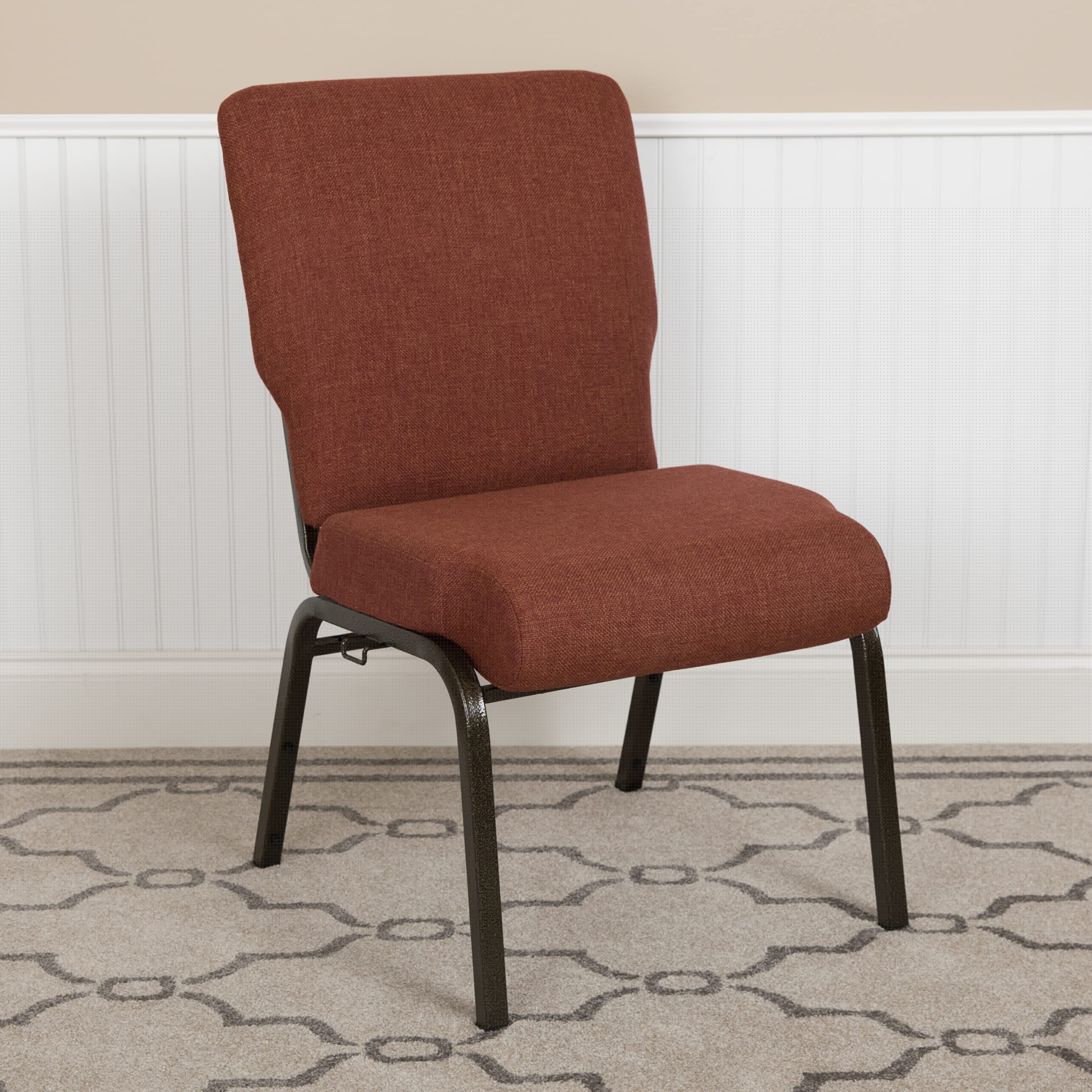 EMMA + OLIVER Stacking Auditorium Chair with 20.5