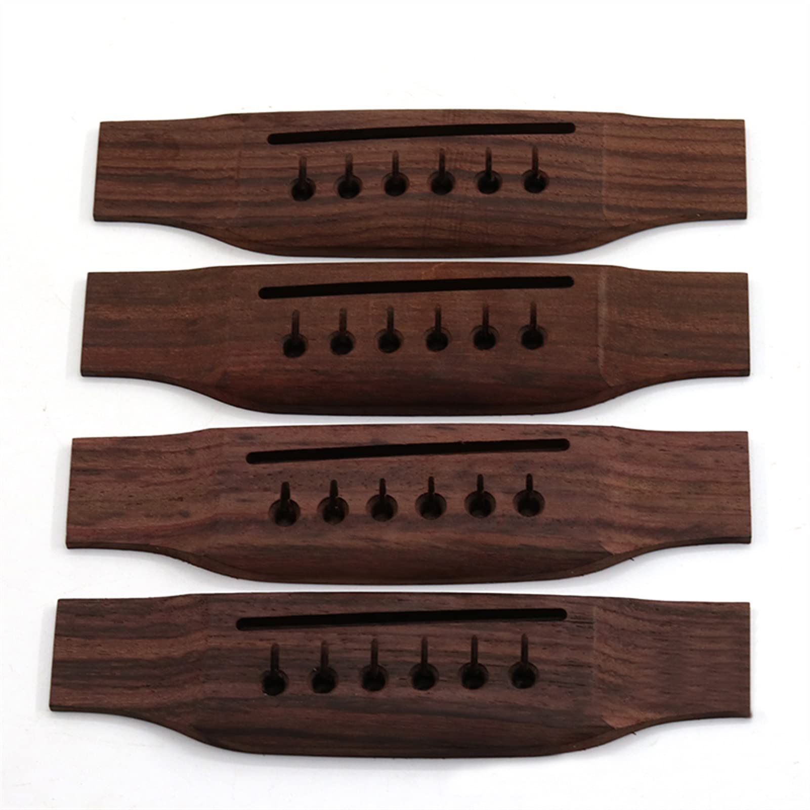 Rosewood Folk Guitar Bridge - Universal Piano Code Bridge for Electric & Acoustic Guitars - Premium Guitar Accessories for String Replacement & Repair - Ideal for Home Studio & Live Performances