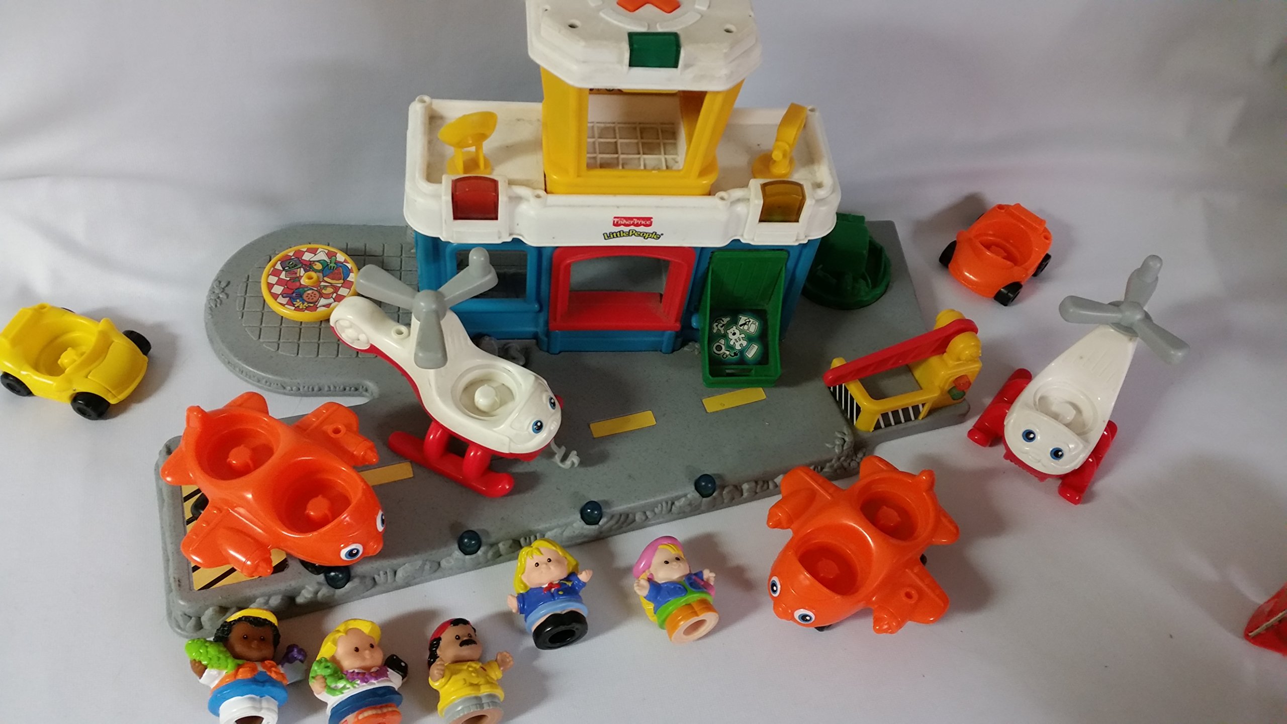 Fisher-Price Little People Discovery Airport Playset - Blue | Interactive Toddler Toy for Learning & Imagination | Perfect for Pretend Play & Travel Adventures