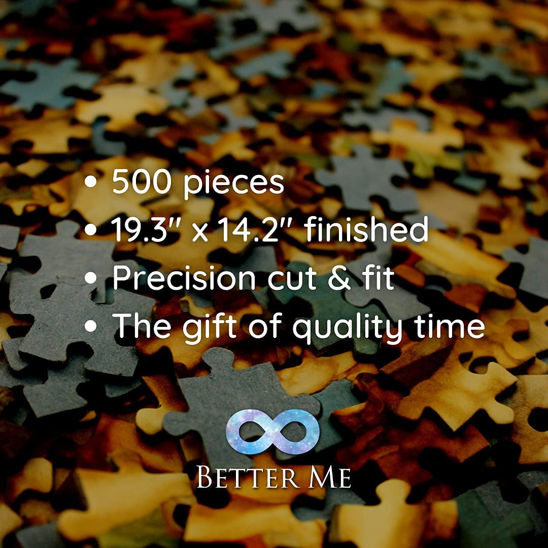 Better Me Cuddly Cats 500-Piece Jigsaw Puzzle for Adults & Families - Challenging Cat-Themed Puzzle Game for Cat Lovers, Perfect for Relaxation, Family Bonding & Home Decor