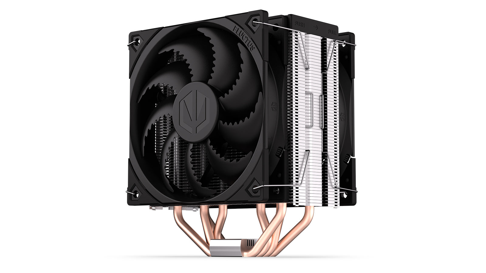 Endorfy Fera 5 Dual Fan CPU Air Cooler - High Performance PC Cooling System with 120mm PWM Fans for Intel/AMD Processors - Perfect for Gaming Rigs and Workstation PCs (EY3A006)