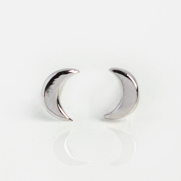 Solid Gold Moon Earrings for Women - Elegant 14K Gold Crescent Hoop Earrings | Perfect for Everyday Wear, Gifts & Special Occasions