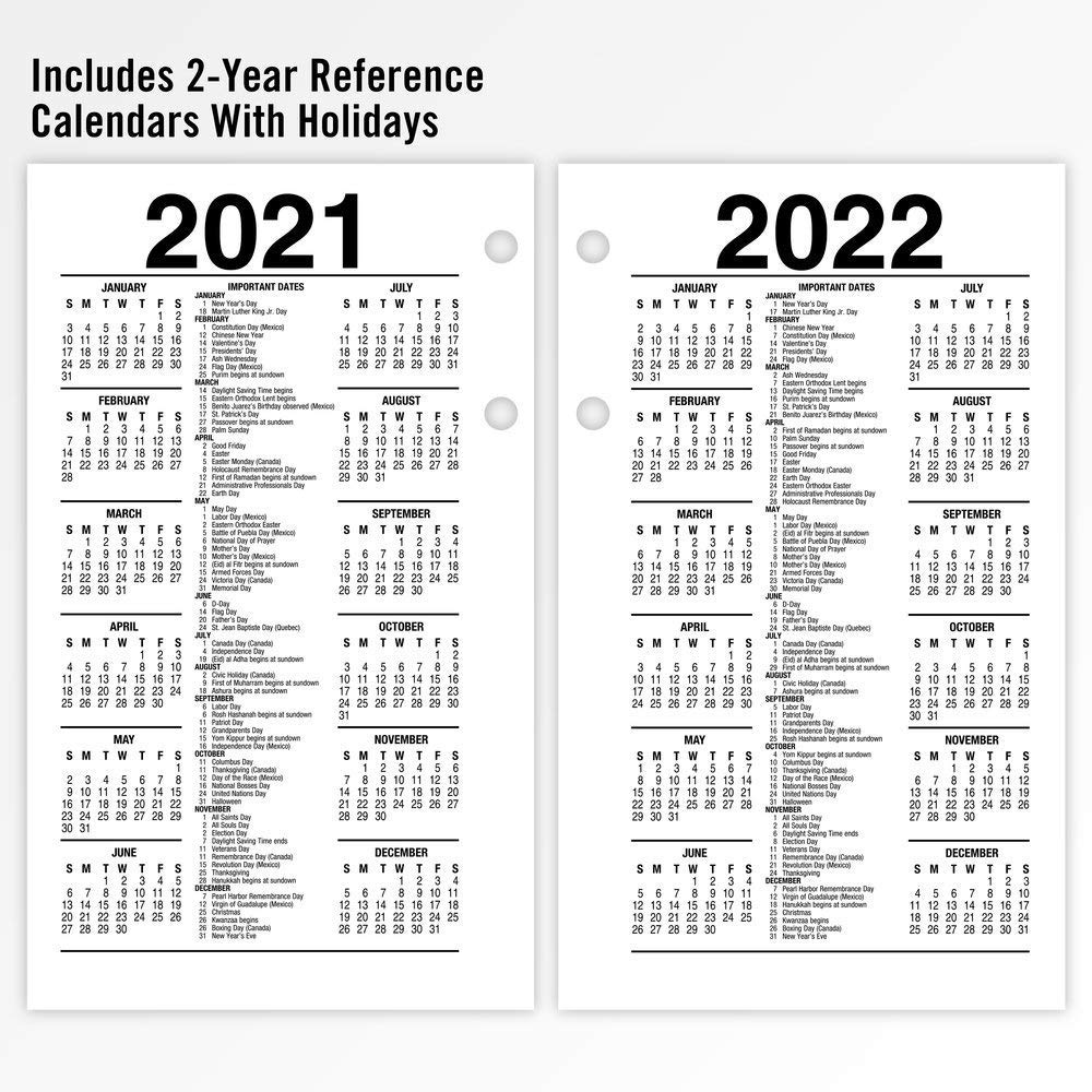 AT-A-GLANCE AAGE71750 2024 Desk Calendar Refill - Monthly Planner Pages for Office, Home & School Organization | Perfect for Professionals, Students & Home Use
